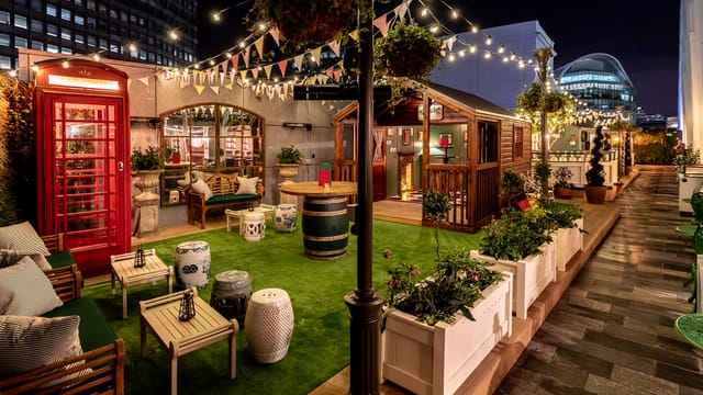 Beer garden - image