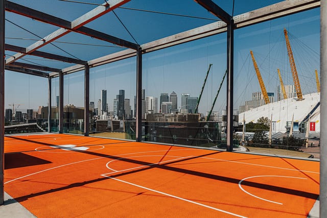 Rooftop Basketball Court - image