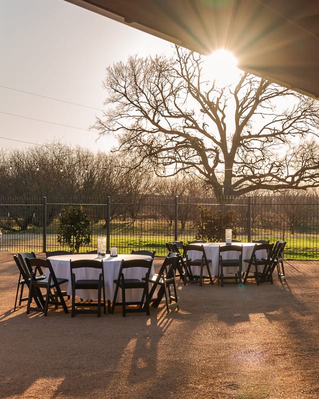 Covered patio - image