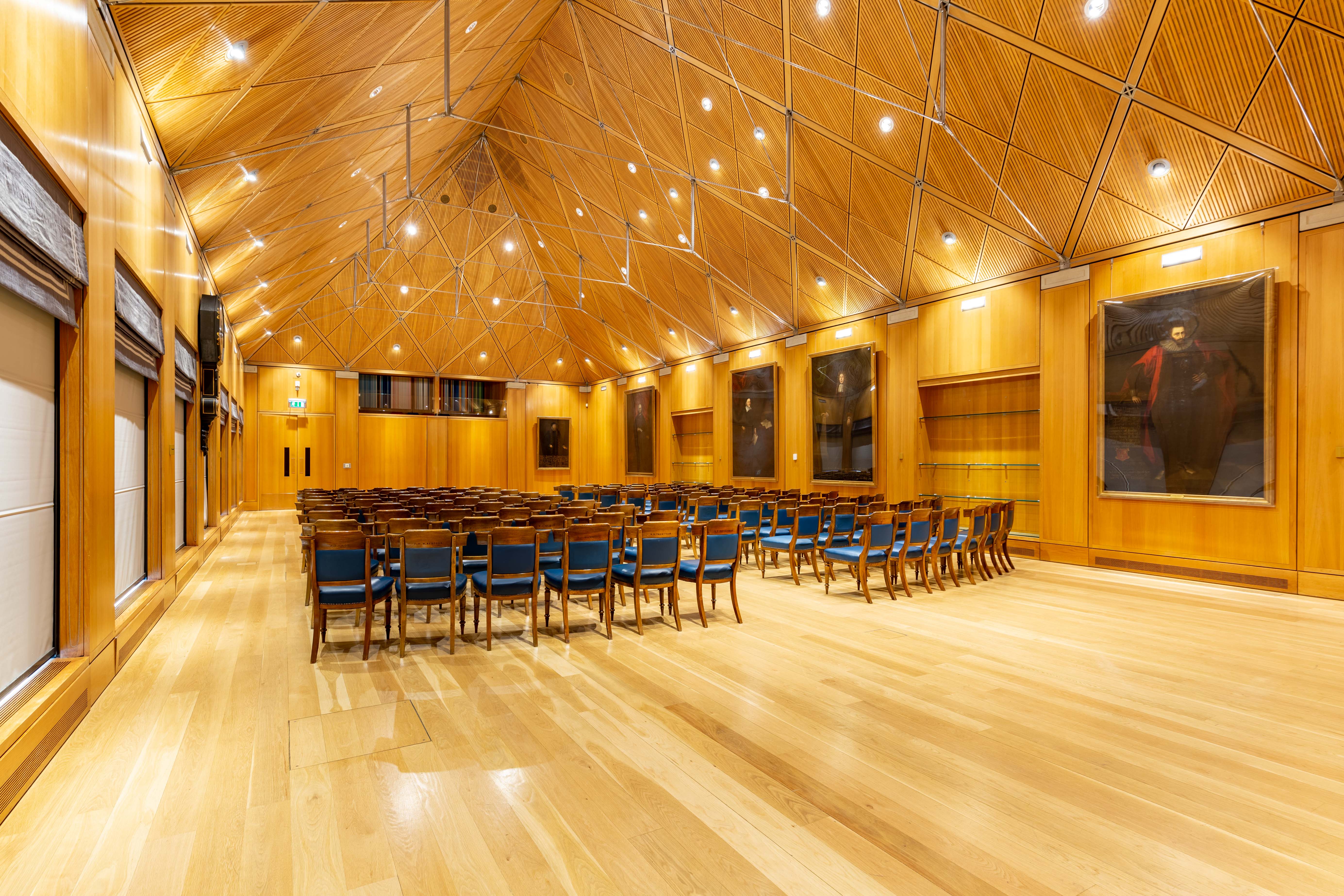 Livery Hall in Haberdashers' Hall, spacious venue for meetings and presentations.