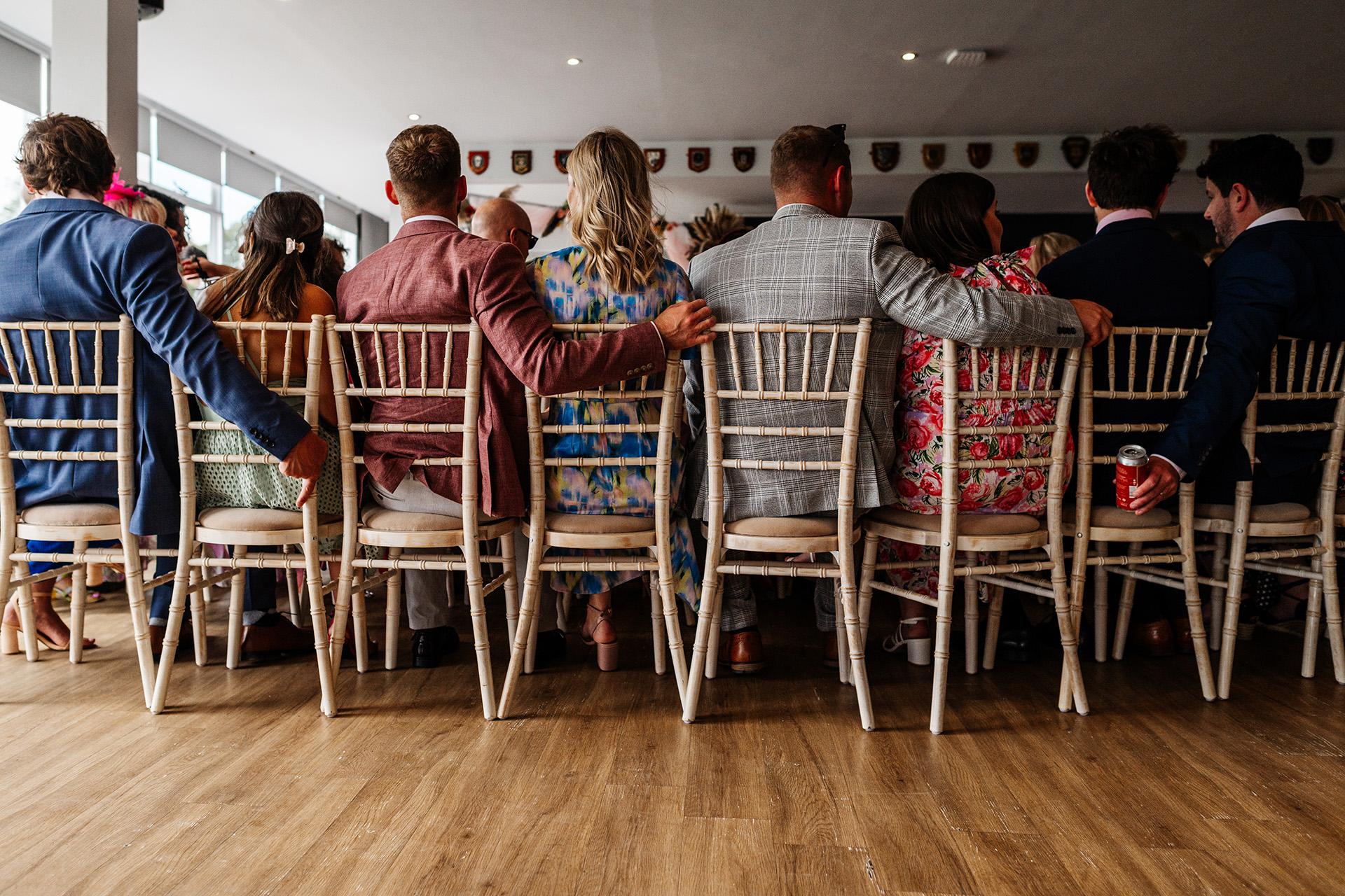 Murray Judd Room at Richmond Athletic Ground, stylish wedding reception with vibrant decor.