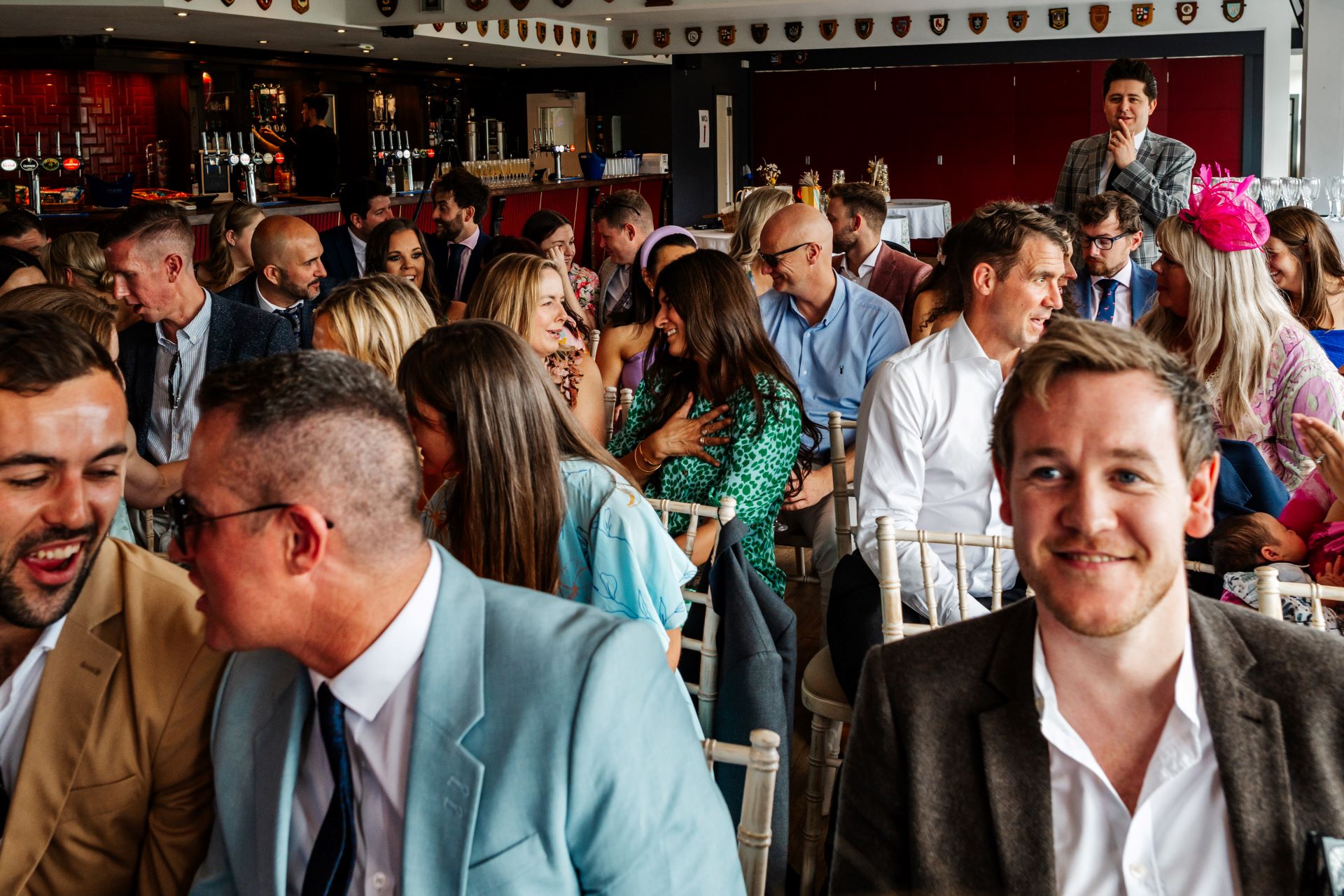 Murray Judd Room at Richmond Athletic Ground, vibrant networking event with stylish decor.