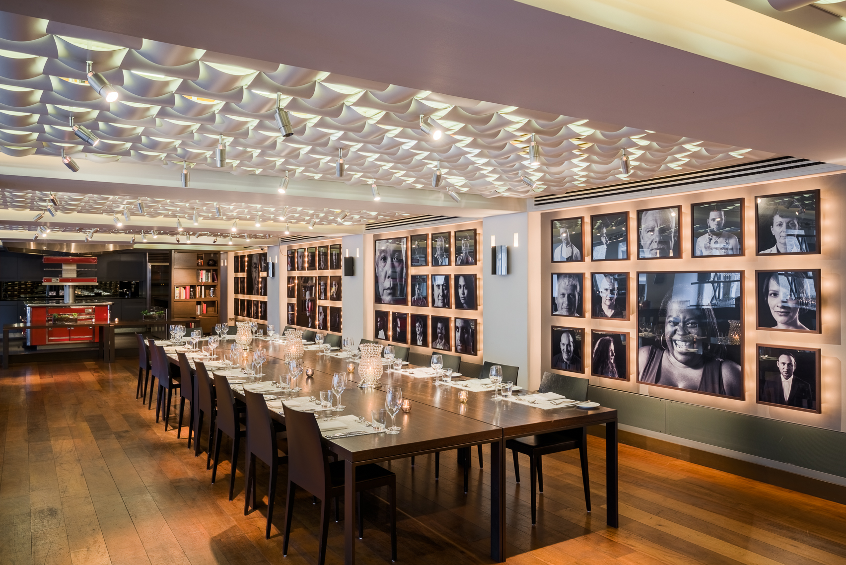Stylish dining space at Andaz London, ideal for corporate events and intimate gatherings.