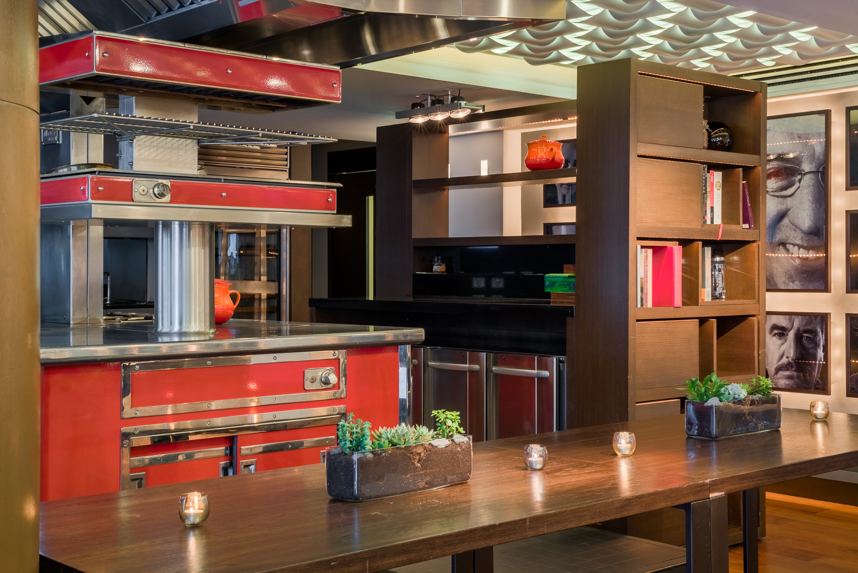 Modern kitchen at Andaz London for culinary events and cooking classes.
