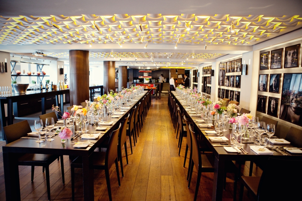 Elegant dining space at Andaz London for corporate events and private gatherings.