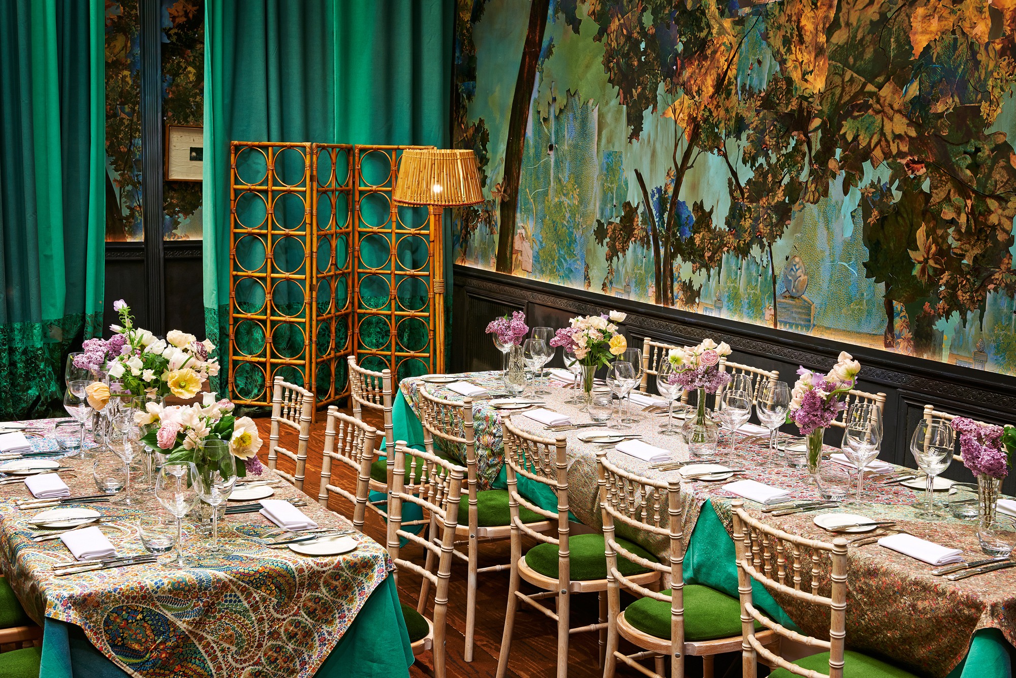 Elegant dining space at The Glade, perfect for intimate gatherings and corporate events.