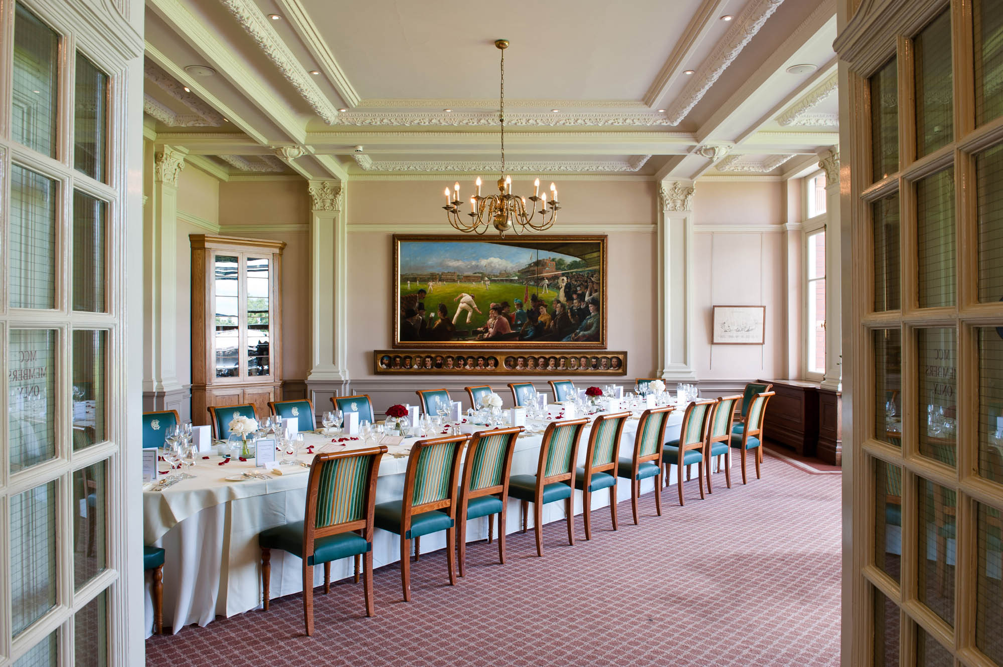The Writing Room at Lord's Cricket Ground, elegant meeting space for corporate events.