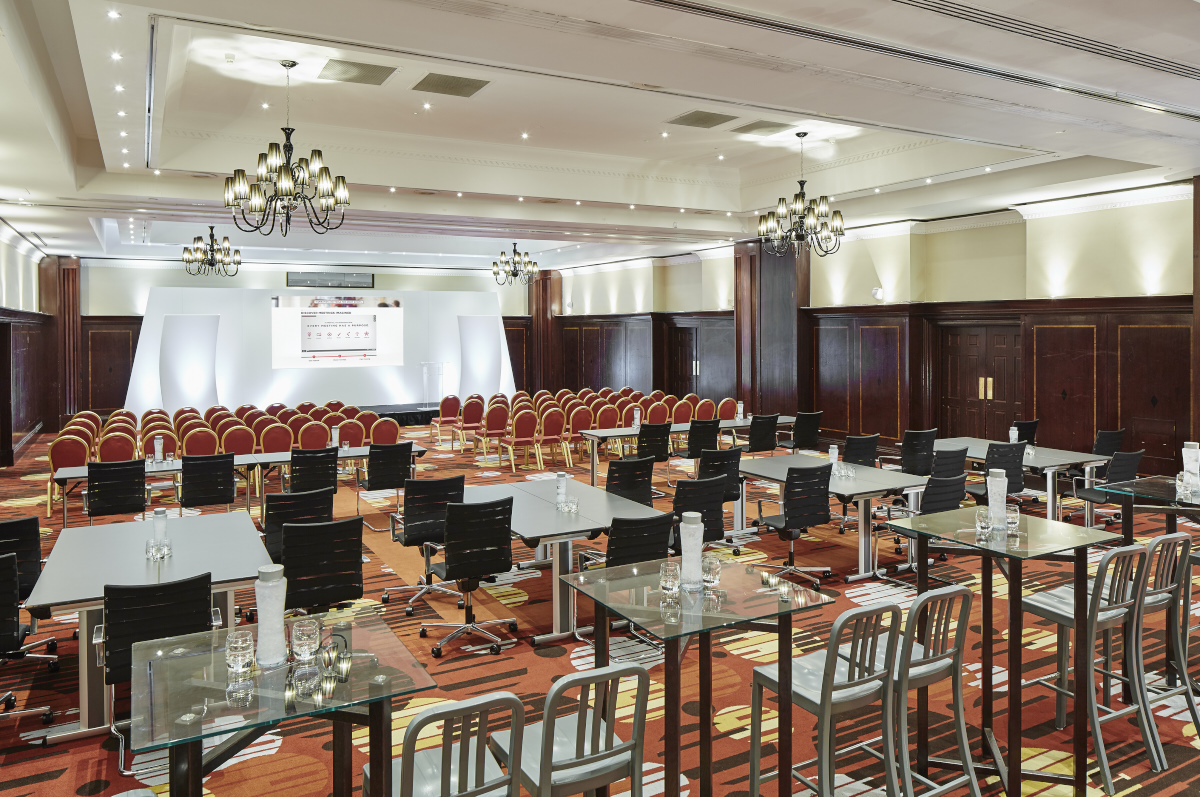 Thomas Ambler Suite conference room with bright lighting for meetings and workshops.