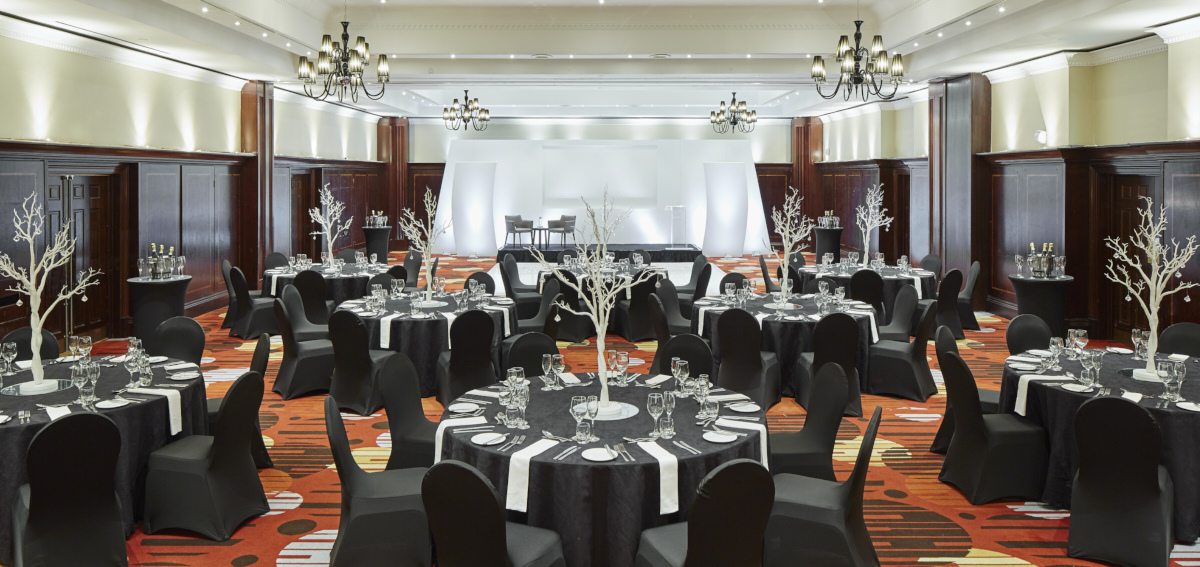 Thomas Ambler Suite at Leeds Marriott, elegant event space for corporate gatherings.