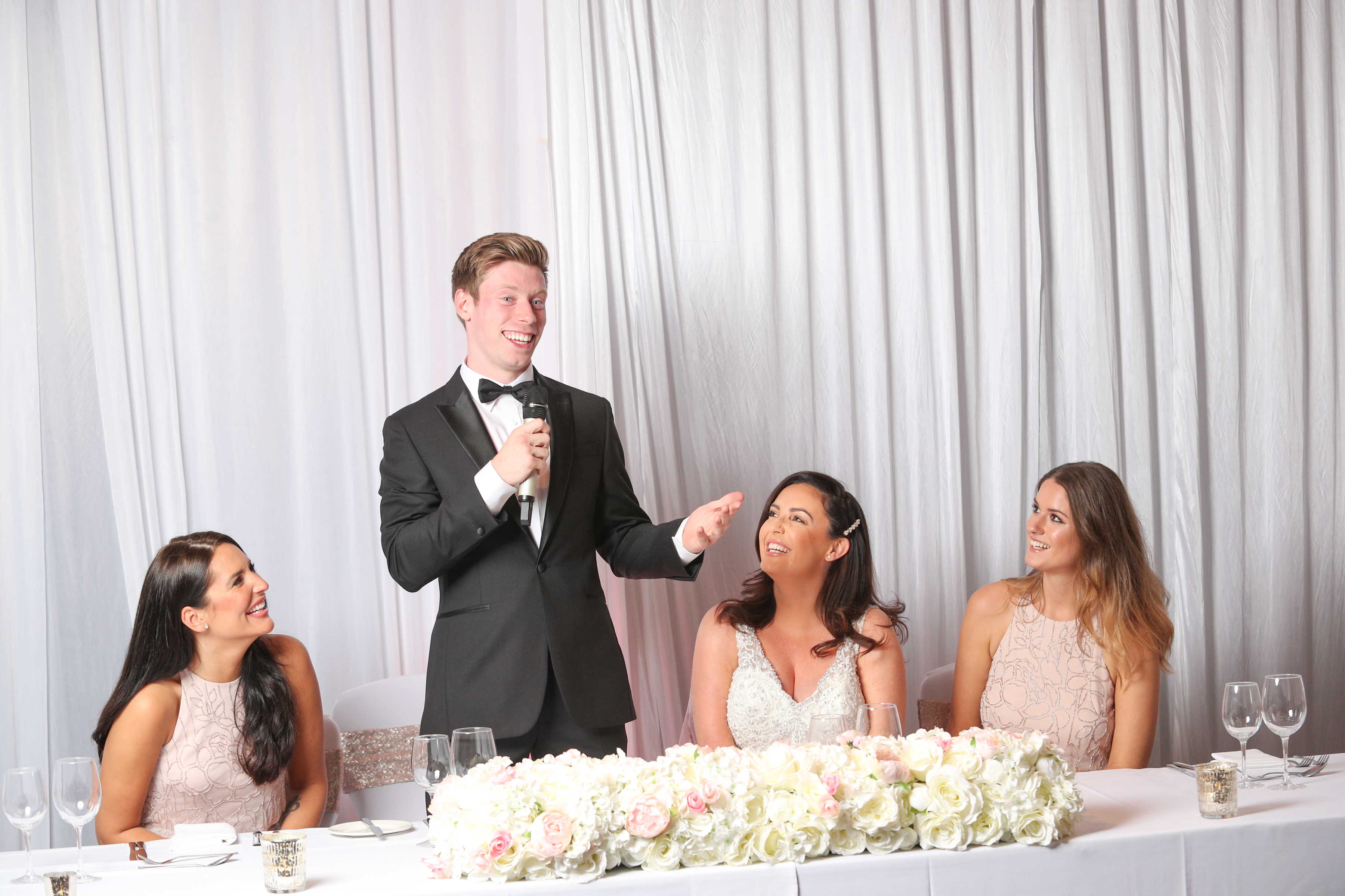 Grace Suite at Hilton Liverpool: elegant event setup for a formal wedding or gala.