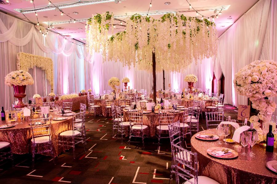 Elegant Grace Suite at Hilton Liverpool, perfect for weddings and corporate events.