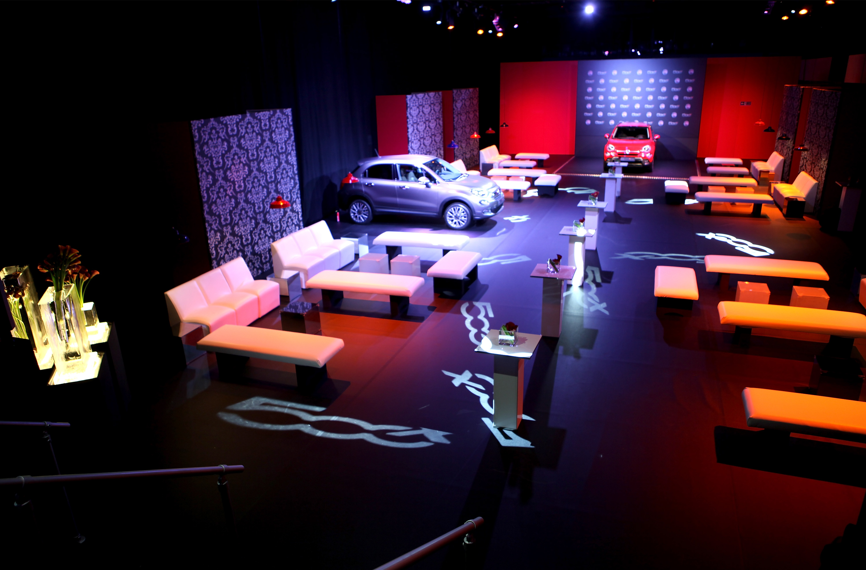 Modern Copper Box Arena with sleek lounge seating for product launch events.