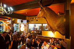 Vibrant event space at The Boat House with unique decor for networking and social gatherings.