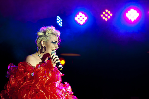 Vibrant performer on stage at The Boat House, ideal for gala dinners and themed parties.