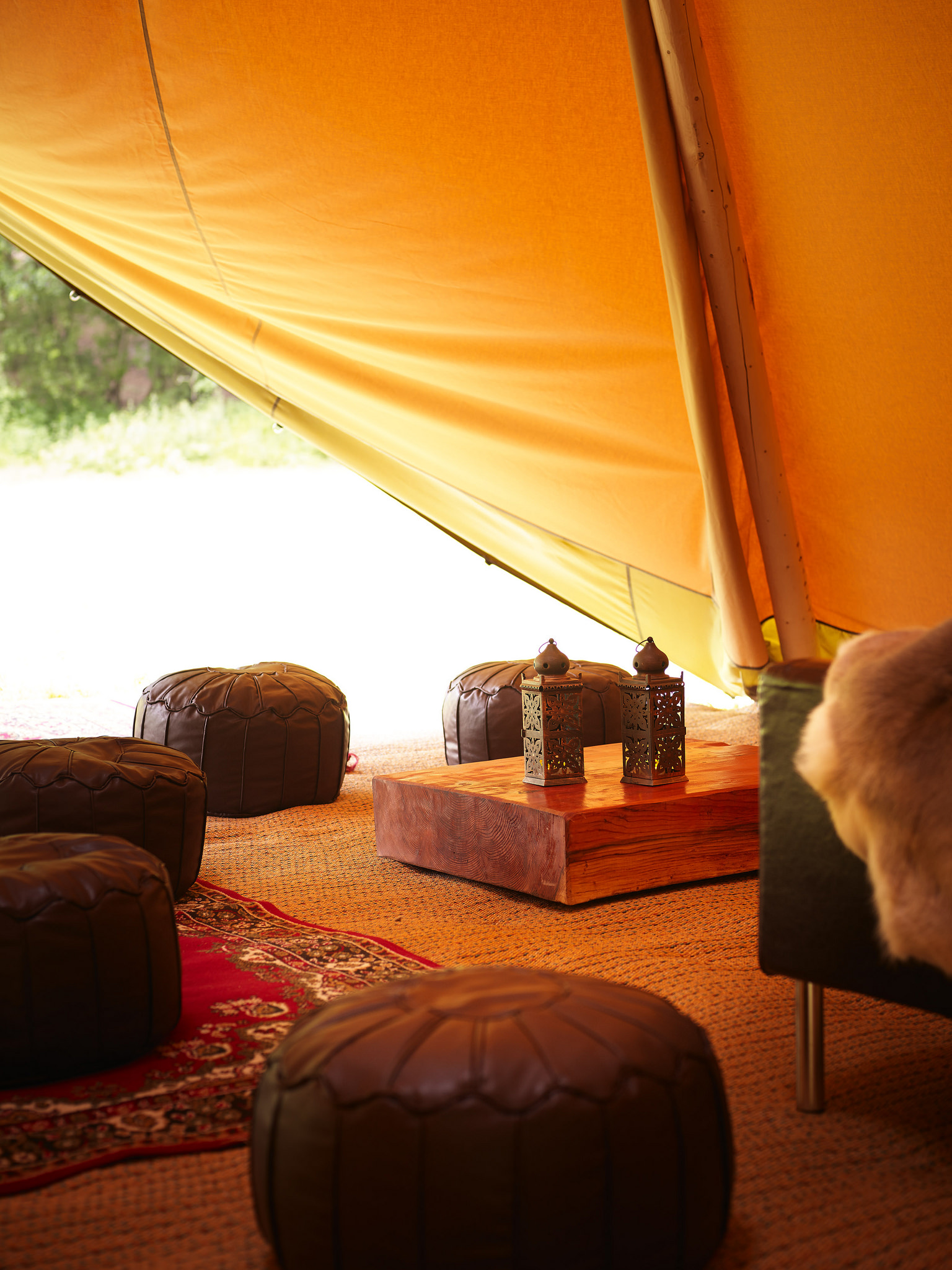 Cozy Forest Tepee event space in Forest of Dean for retreats and workshops.