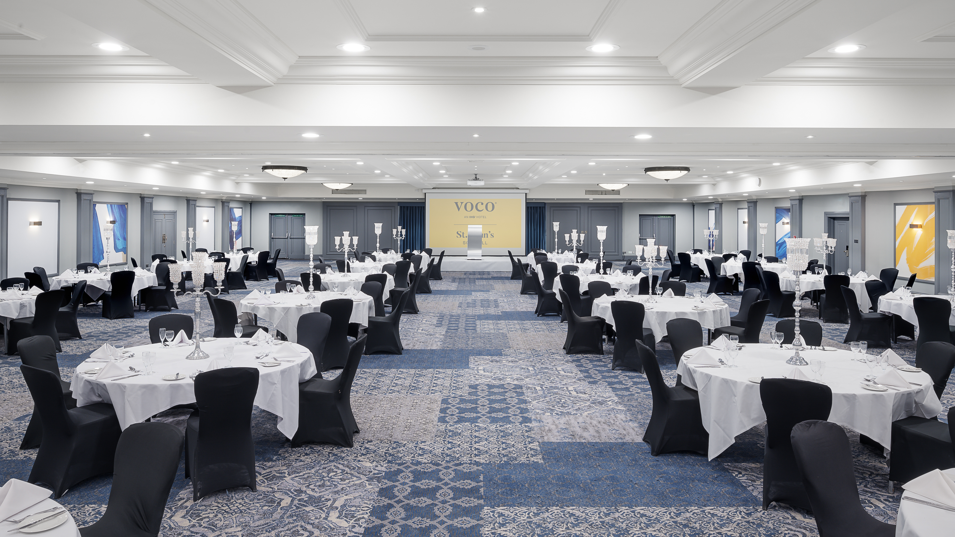 Elegant Park Suite at St Johns Hotel Birmingham, perfect for banquets and conferences.