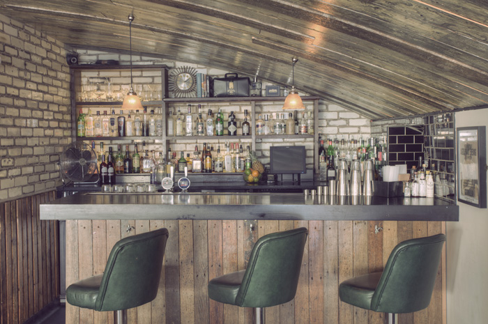 Stylish Gin Parlour bar in Gorilla Manchester, perfect for networking and cocktail receptions.