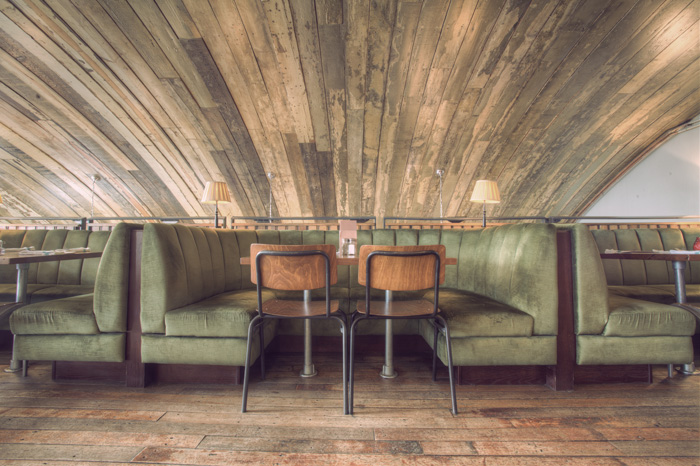 Stylish Gin Parlour seating in Gorilla Manchester for intimate meetings and networking events.