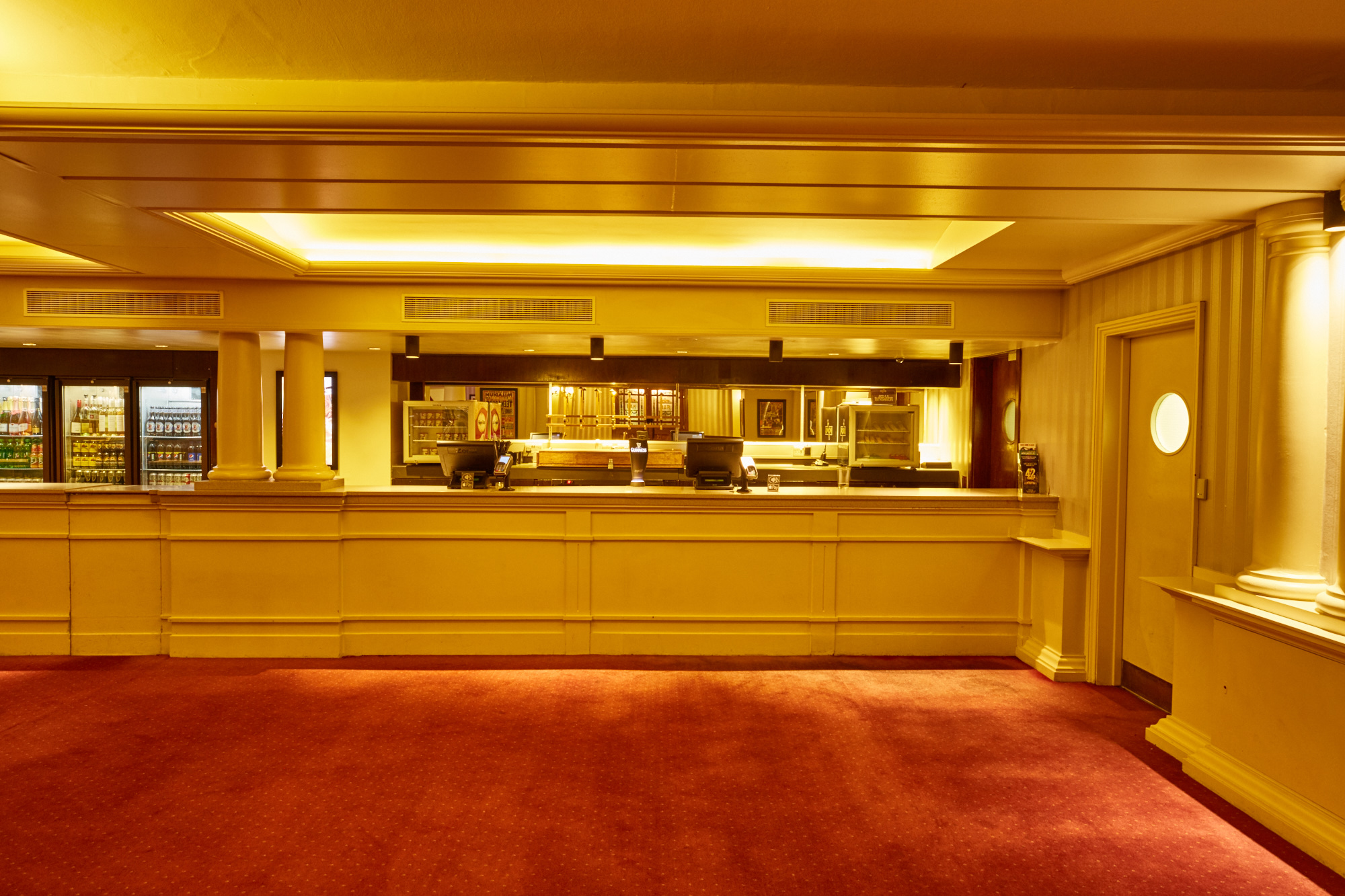Val Parnell Bar at London Palladium, elegant reception area for networking events.