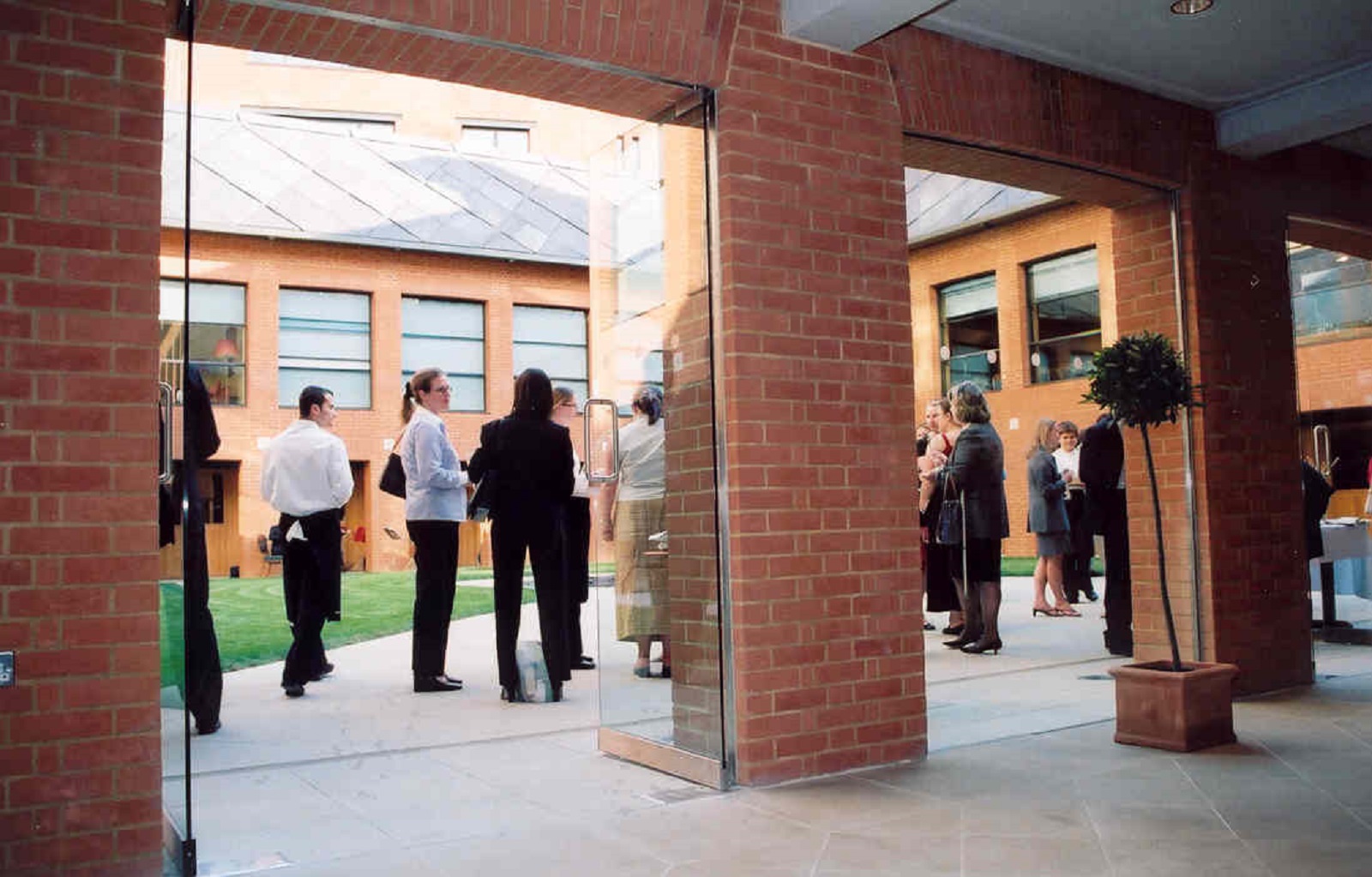 Orangery at Haberdashers' Hall: inviting outdoor space for networking events and receptions.