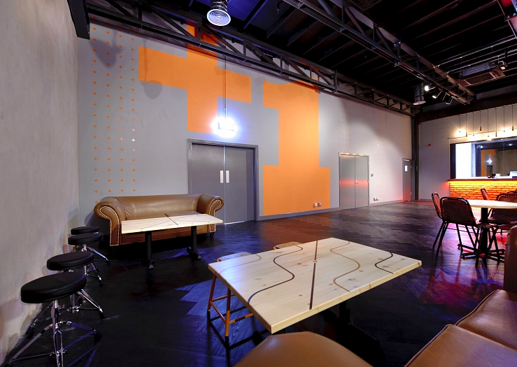 Versatile event space at Manchester Arena with modern design and flexible seating options.