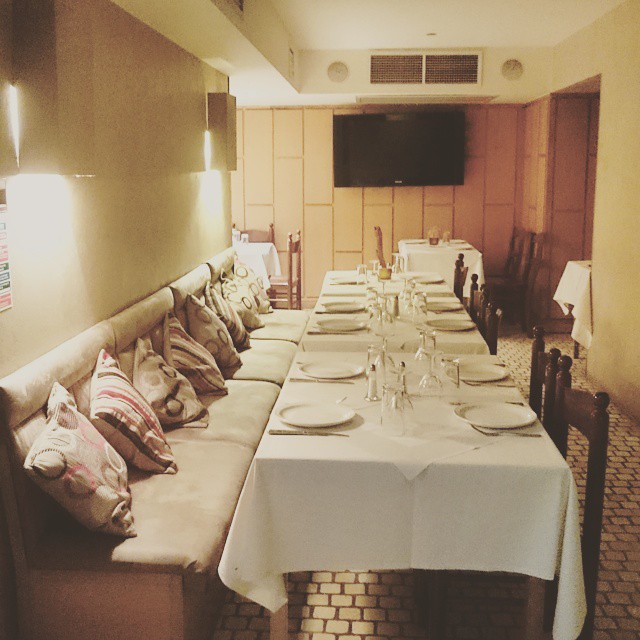 Retsina Private Room with elegant tableware for intimate meetings and events.