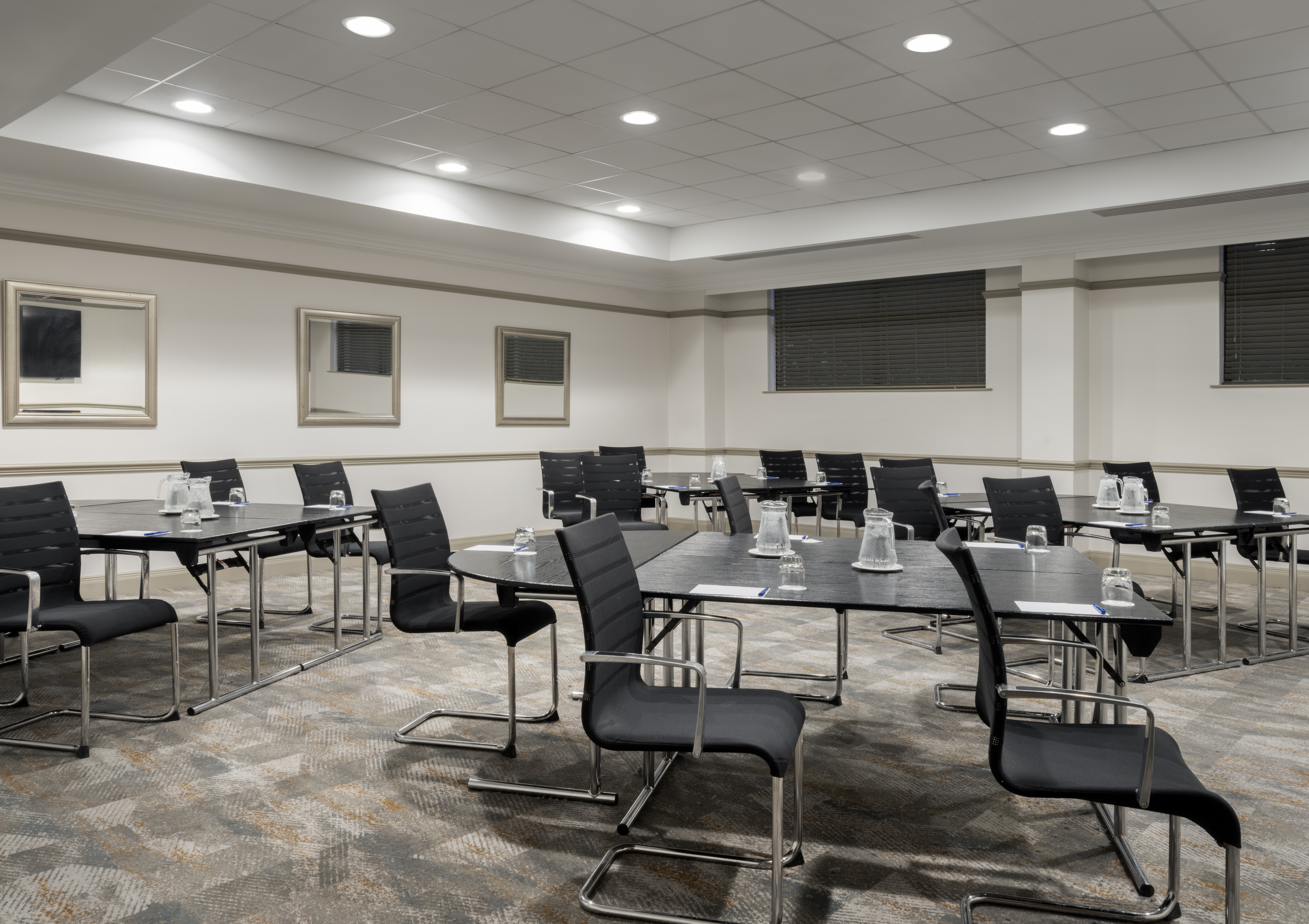 Hornby Room at Delta Hotels: bright meeting space for workshops and conferences.