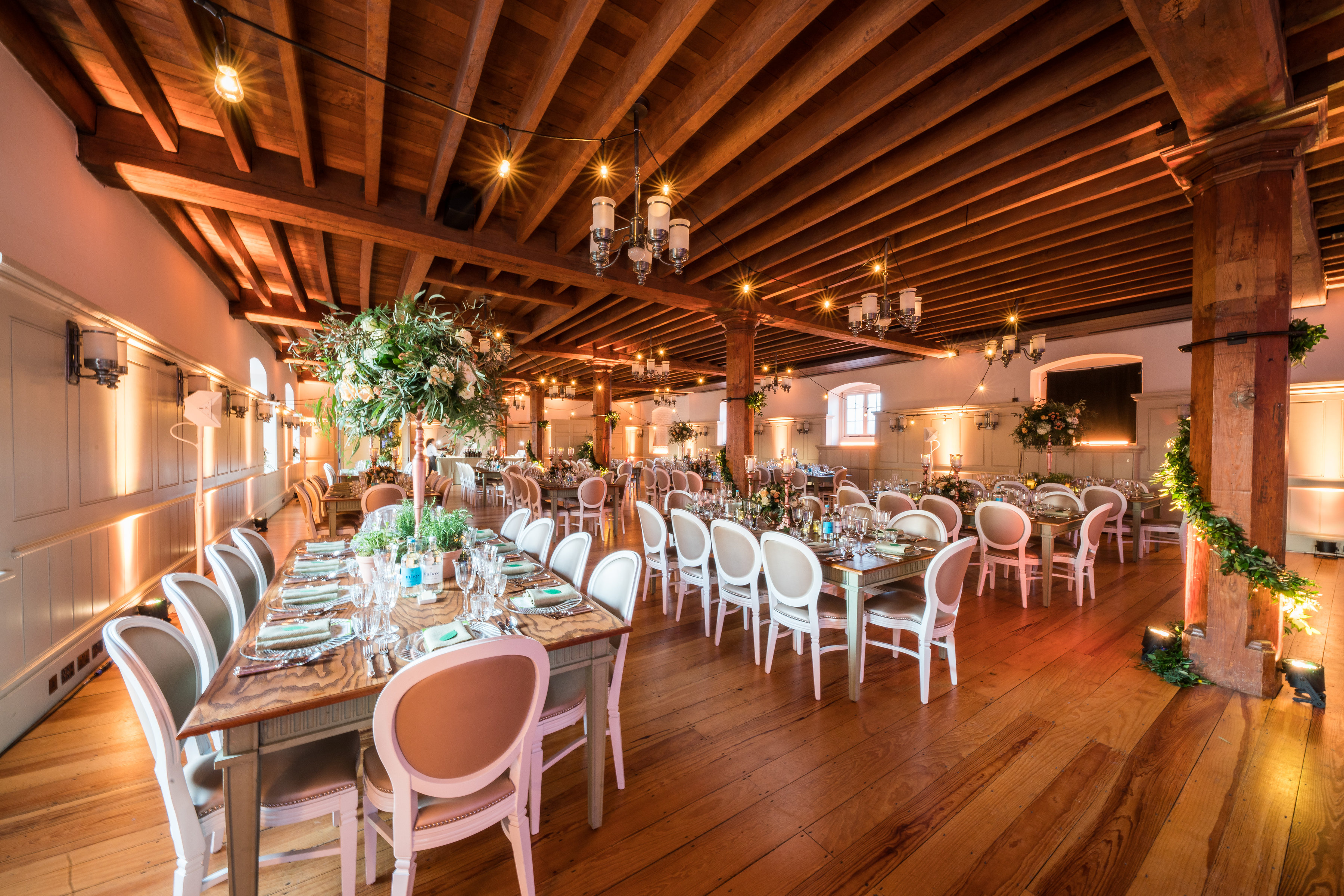 Elegant event space in New Armouries, Tower of London, ideal for weddings and corporate events.