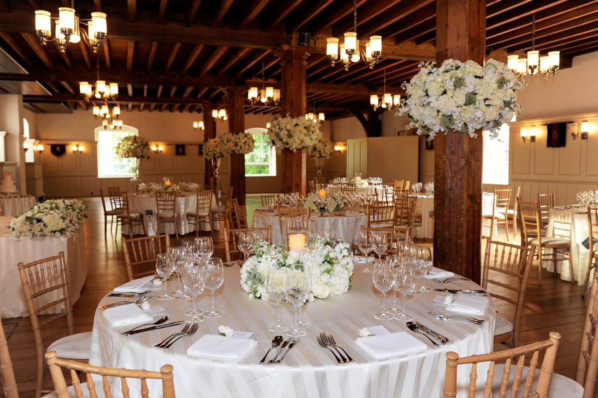 Elegant event space at New Armouries, Tower of London, ideal for weddings and gatherings.