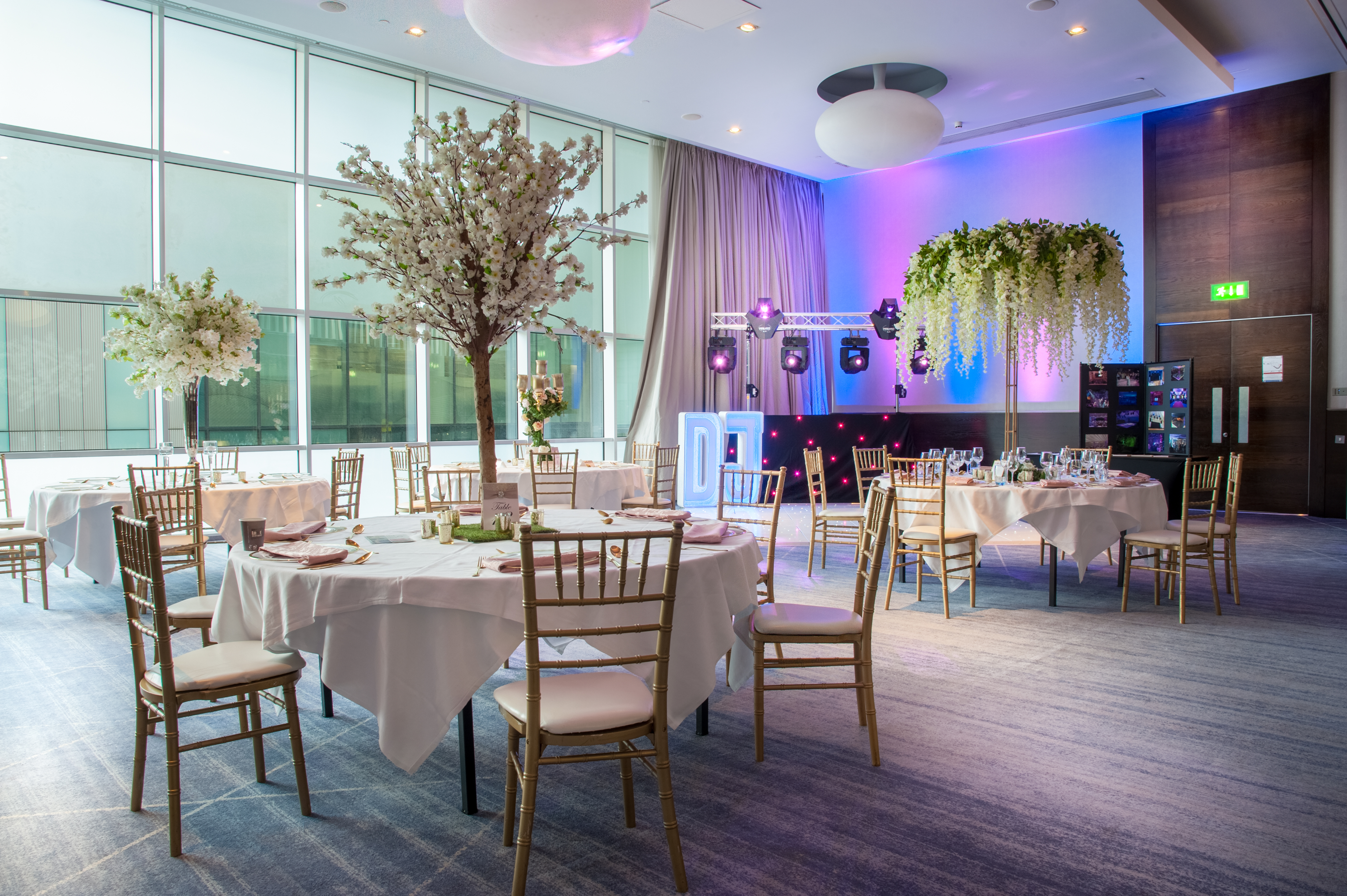 Elegant Tower Suite at Hilton London Tower Bridge, ideal for weddings and corporate events.