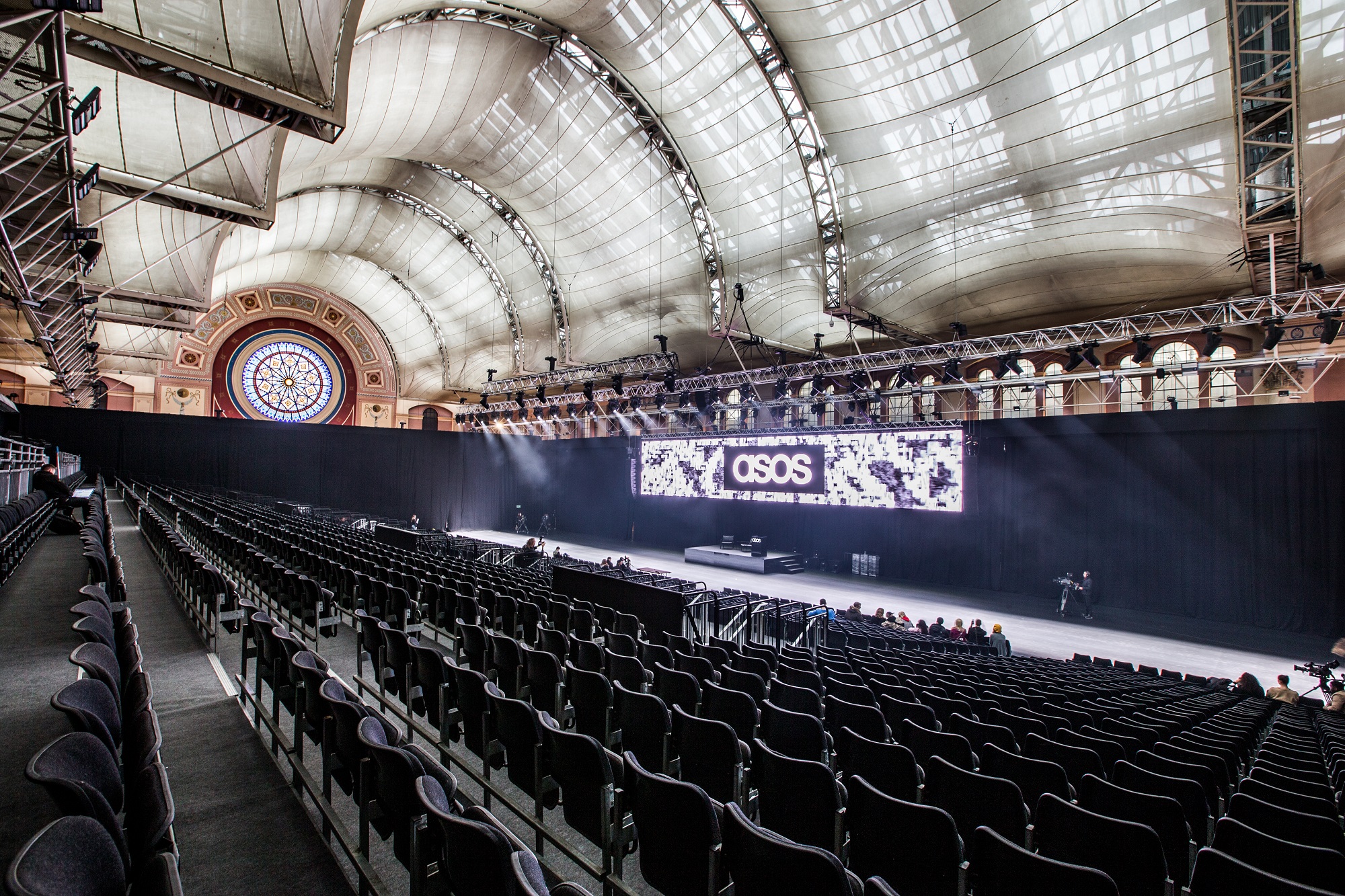 Great Hall at Alexandra Palace, spacious venue for conferences and presentations.