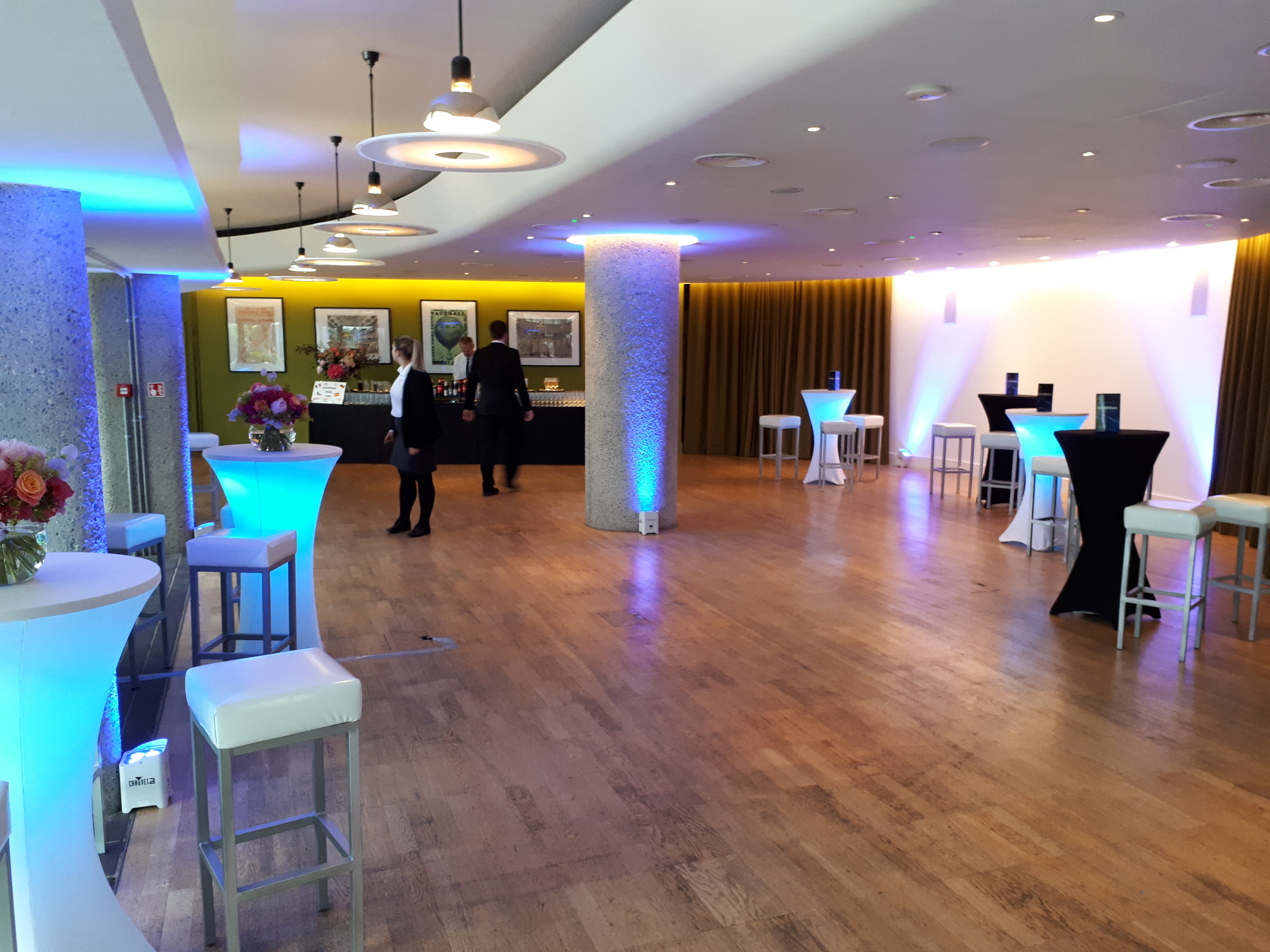 Modern Terrace Gallery in London, sleek design for stylish receptions and corporate events.
