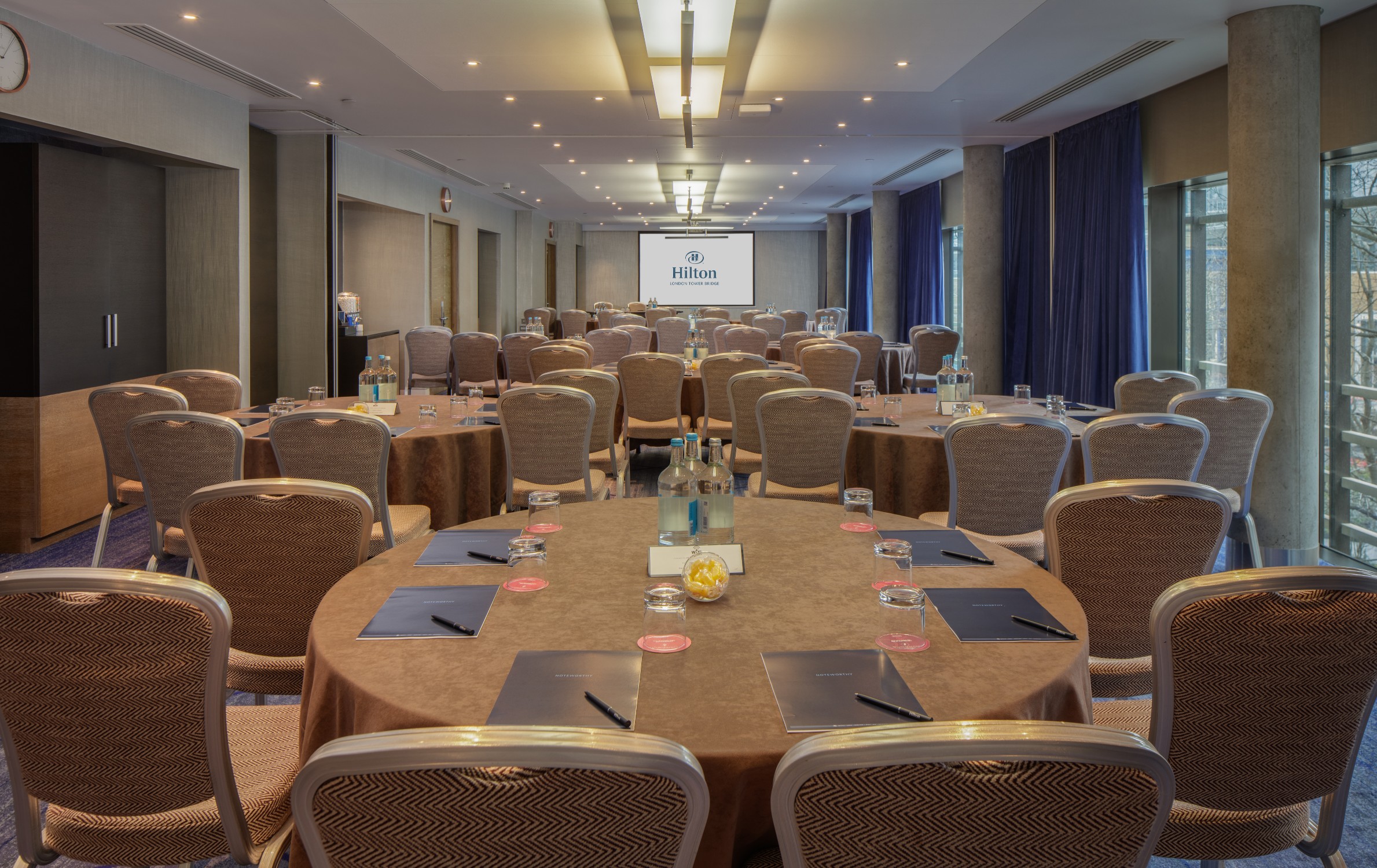 Meeting Room 2/3/4 at Hilton London Tower Bridge, ideal for corporate workshops and seminars.
