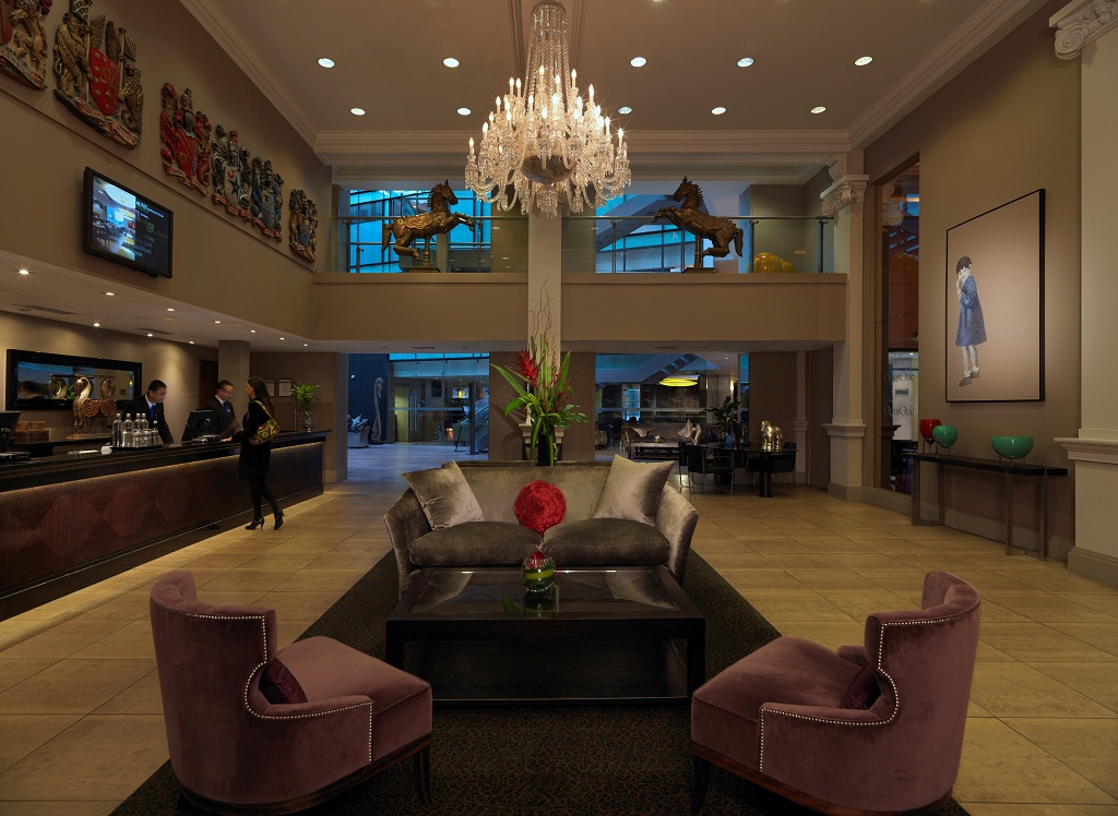 Private Room 21 at The Edwardian Manchester, elegant hotel lobby for meetings and events.