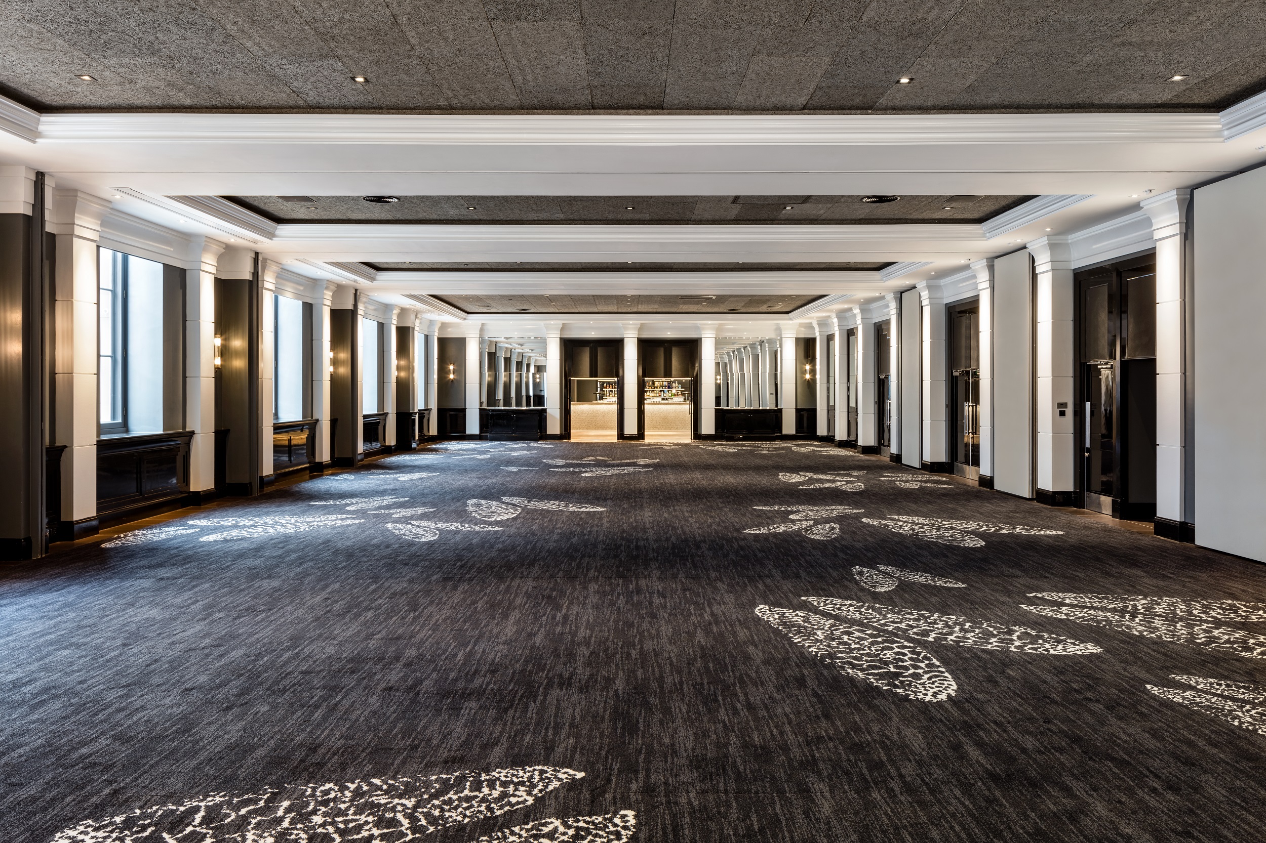 Halle Suite at The Edwardian Manchester, spacious event space with high ceilings for conferences.