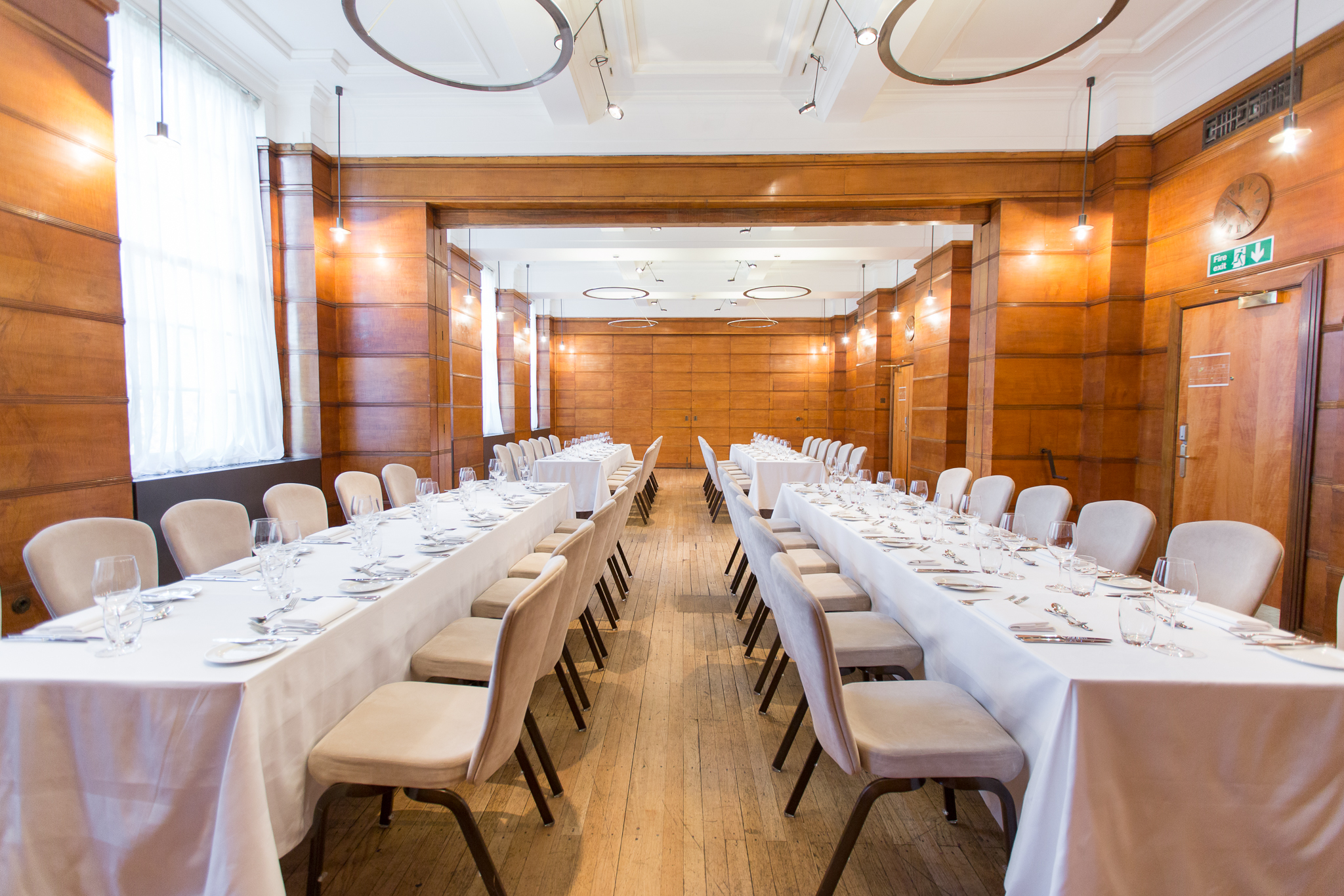 Elegant meeting space at Bethnal Hall, ideal for corporate events and private gatherings.