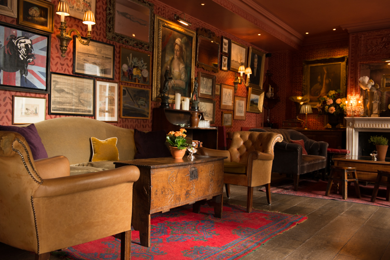 Cozy lounge at The Zetter Clerkenwell, perfect for meetings and networking events.