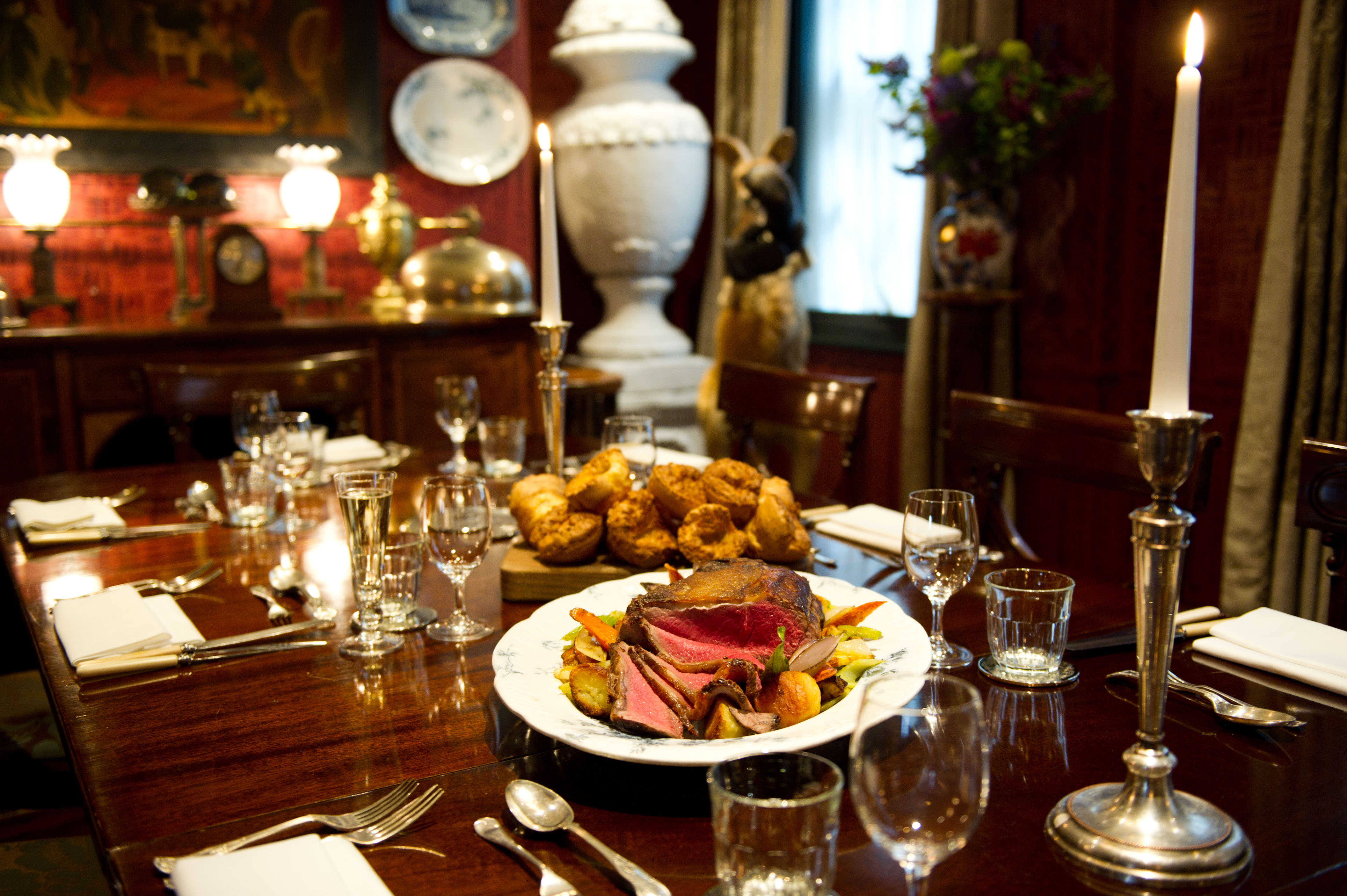 Elegant dining table setup at The Zetter Clerkenwell for upscale events and gatherings.