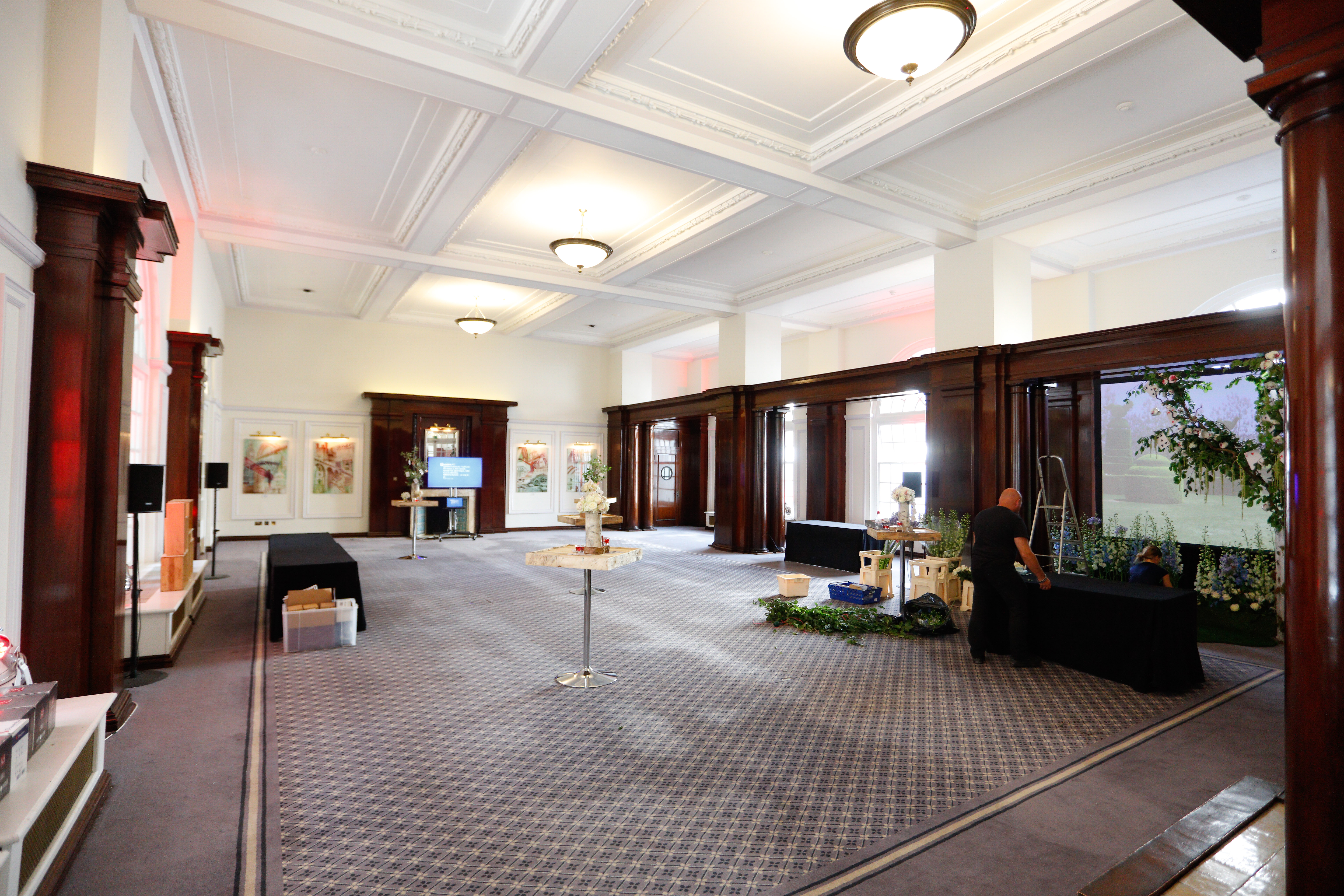 Paget Room in BMA House, spacious venue with natural light for meetings and events.