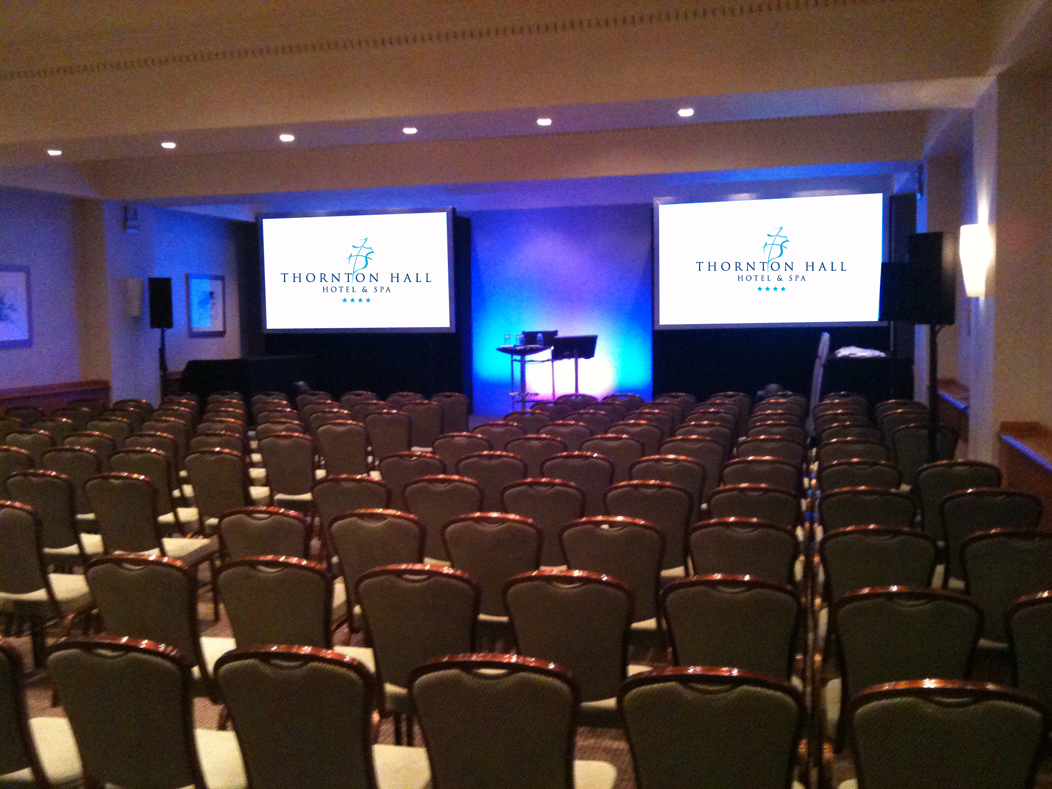 Pulford Suite at Thornton Hall: theater-style seating for engaging meetings and events.