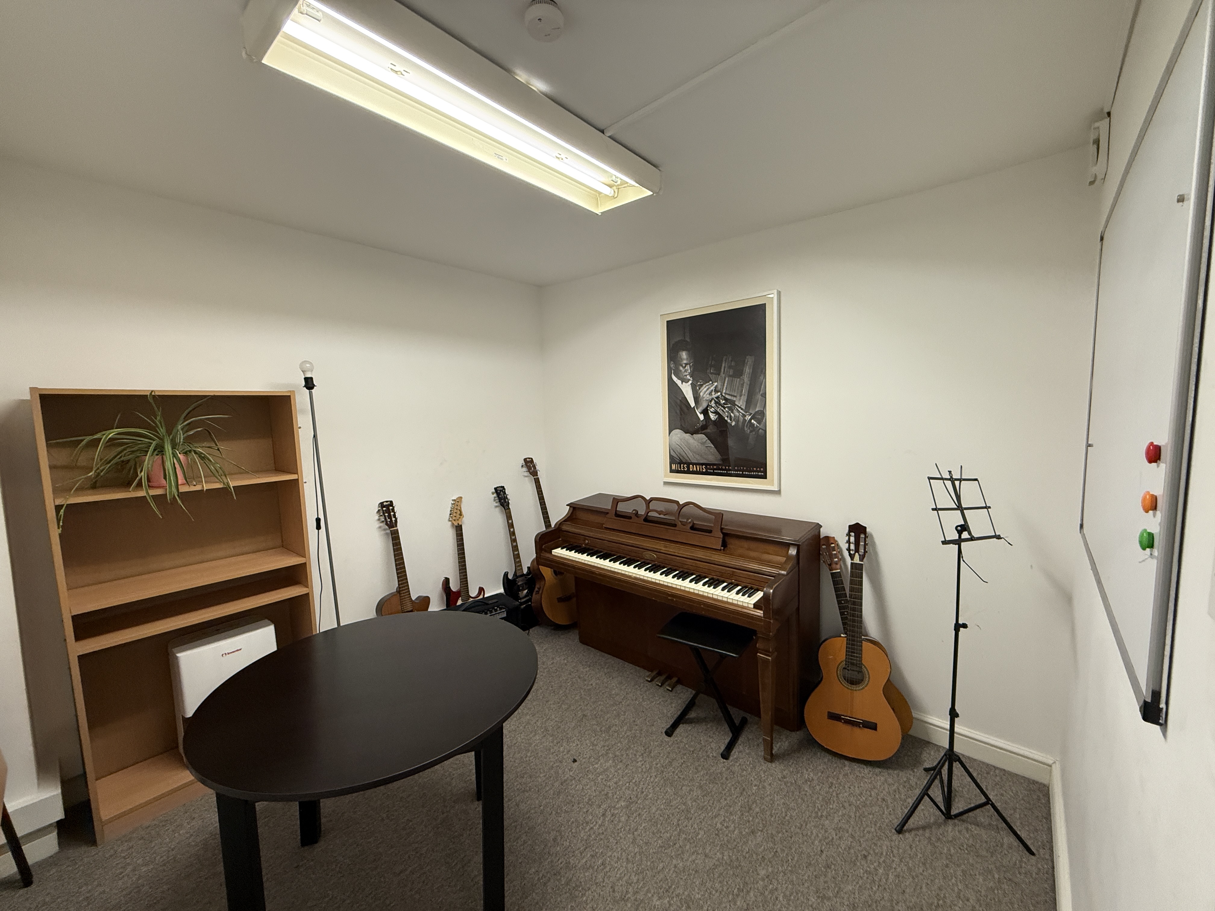 Small Music Rooms at artsHouse: versatile space for creative workshops and team-building.