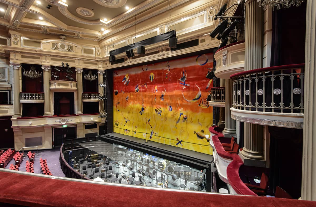 Birmingham Hippodrome auditorium with tiered seating for performances and events.