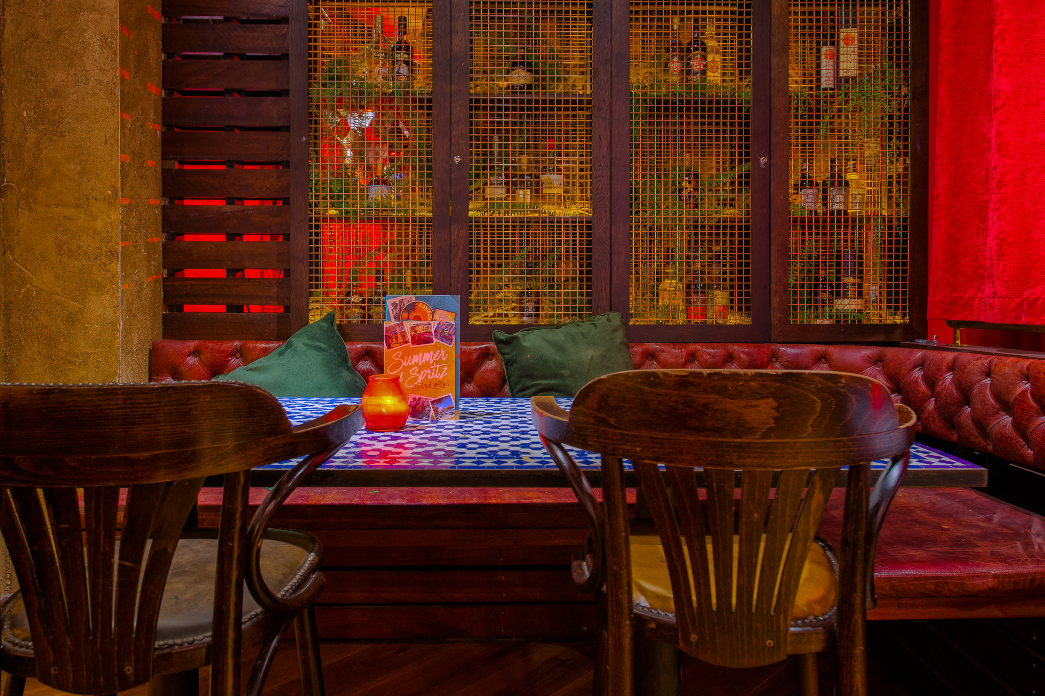 Cozy seating area at Havana Bar, perfect for networking events in Manchester.