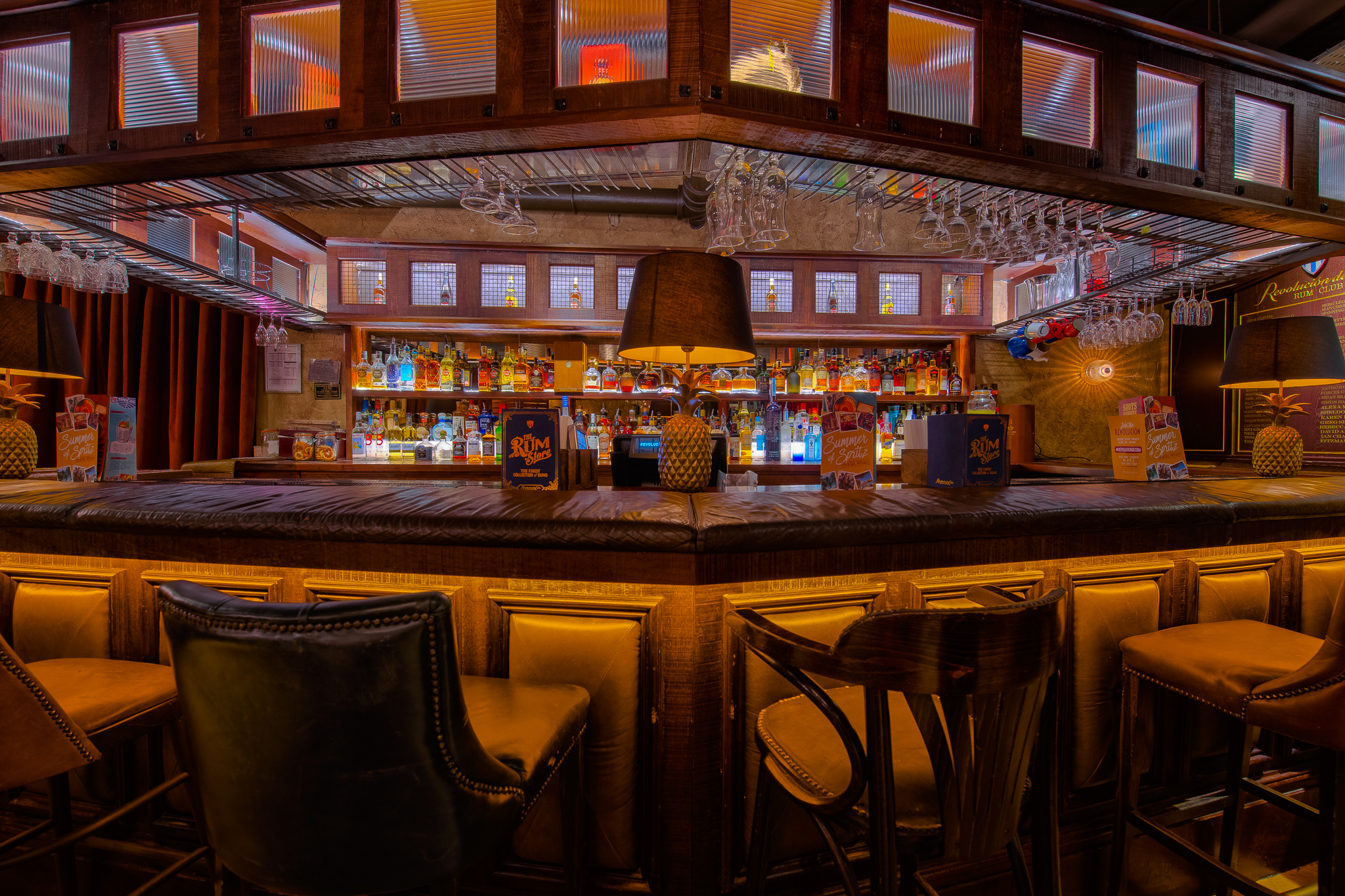 Stylish Havana Bar in Manchester, perfect for networking events and social gatherings.