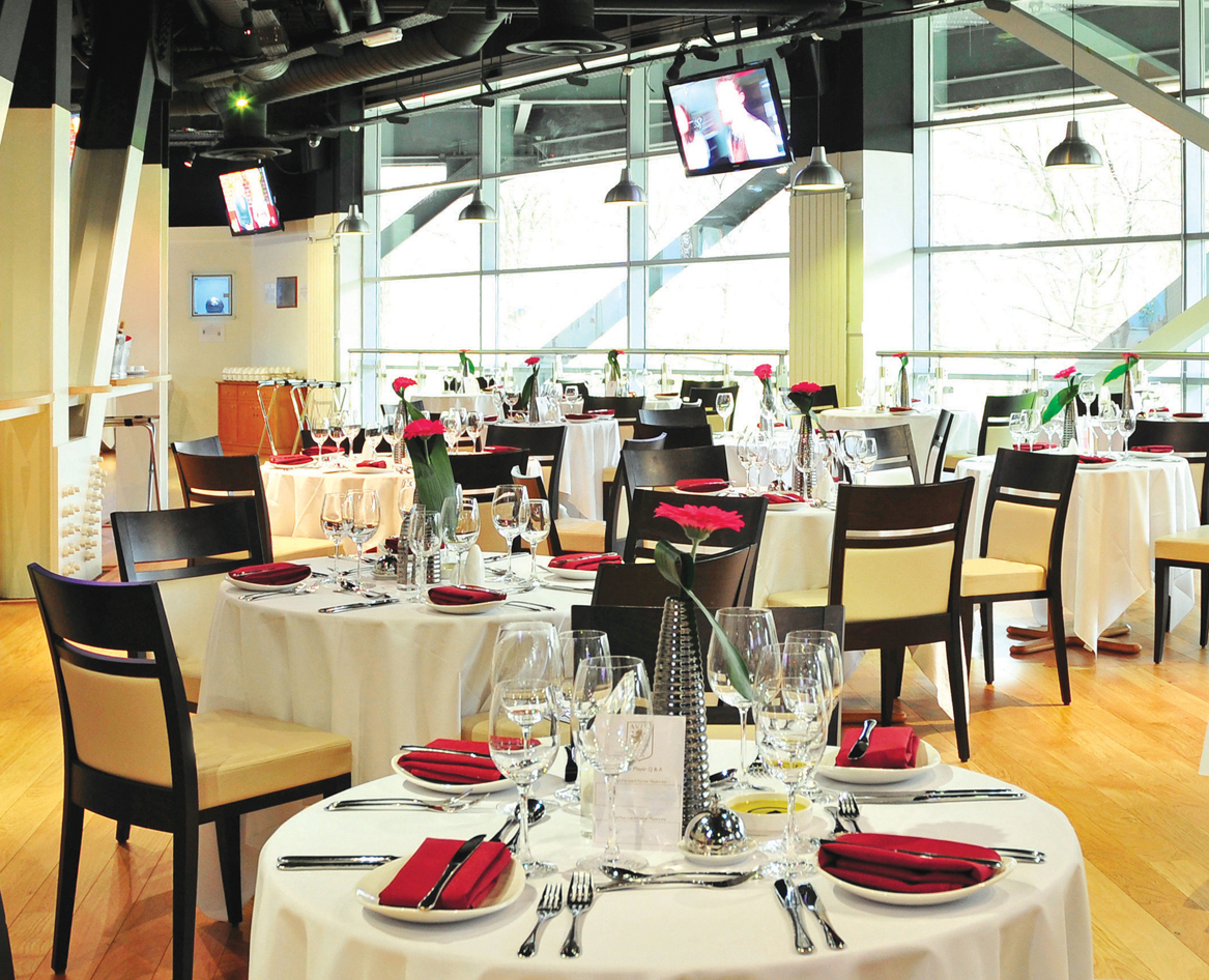 Elegant dining space at McGregors, ideal for corporate events and private gatherings.