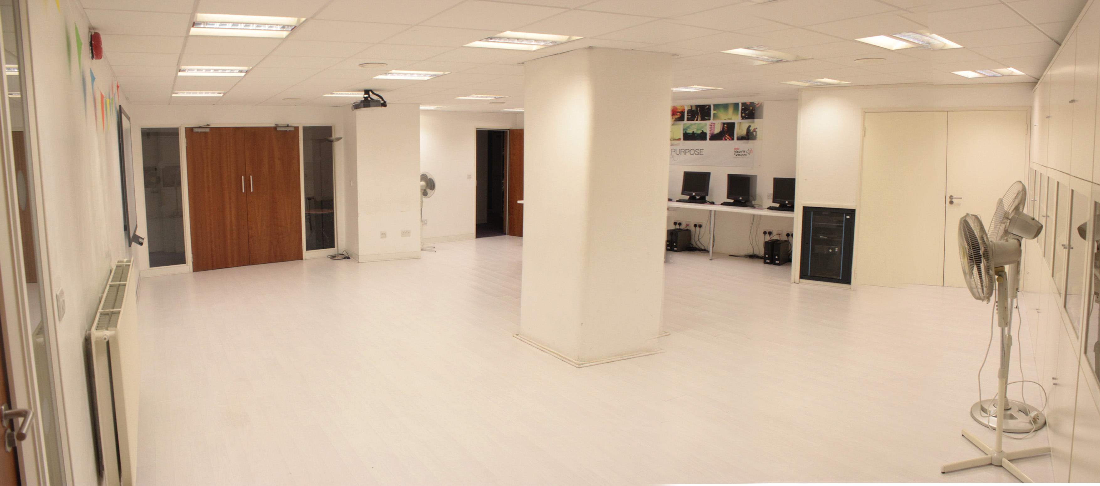 Versatile event space in Eastside Shoreditch with modern design and natural light.