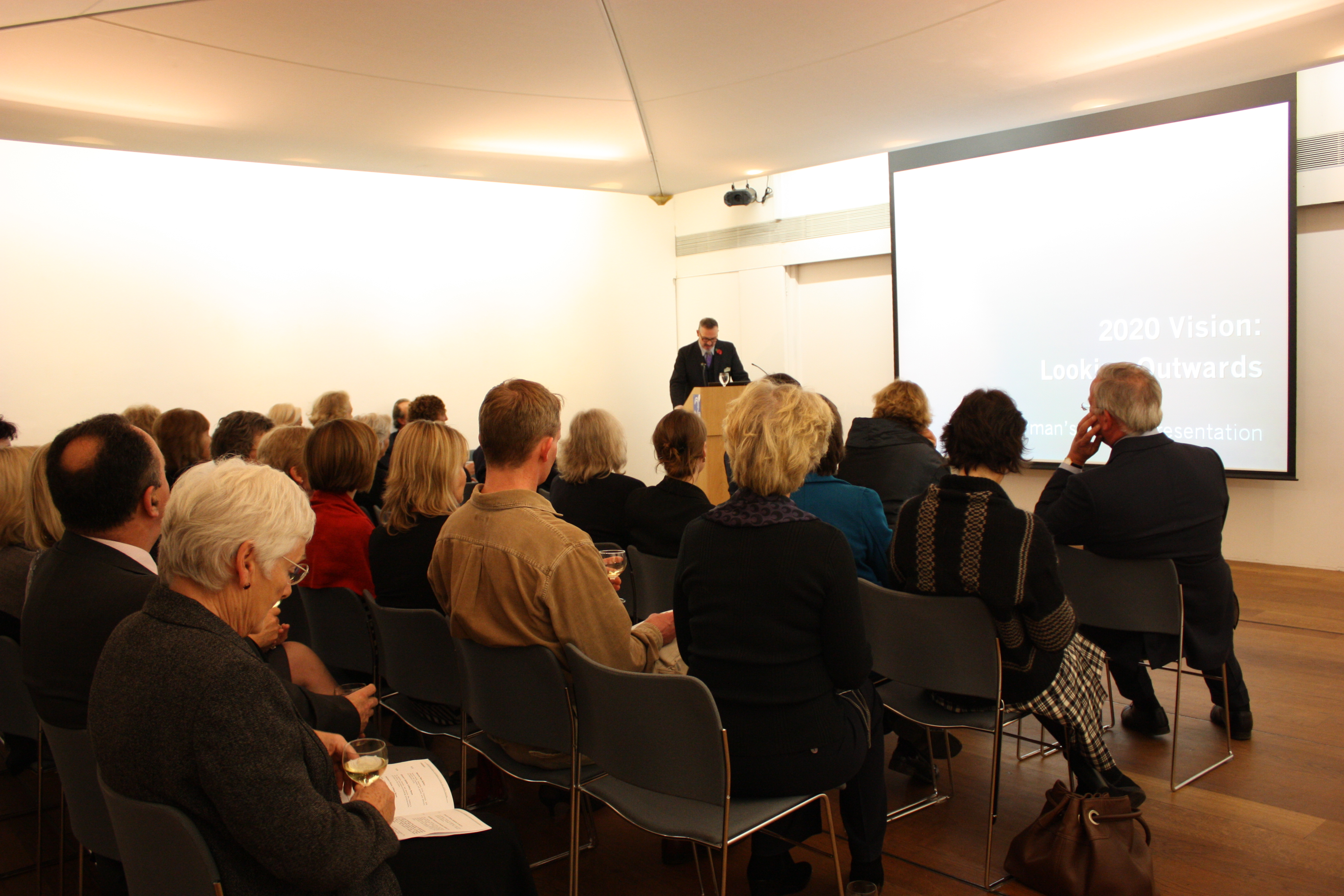 The Linbury Room at Dulwich Picture Gallery hosts a professional networking event.