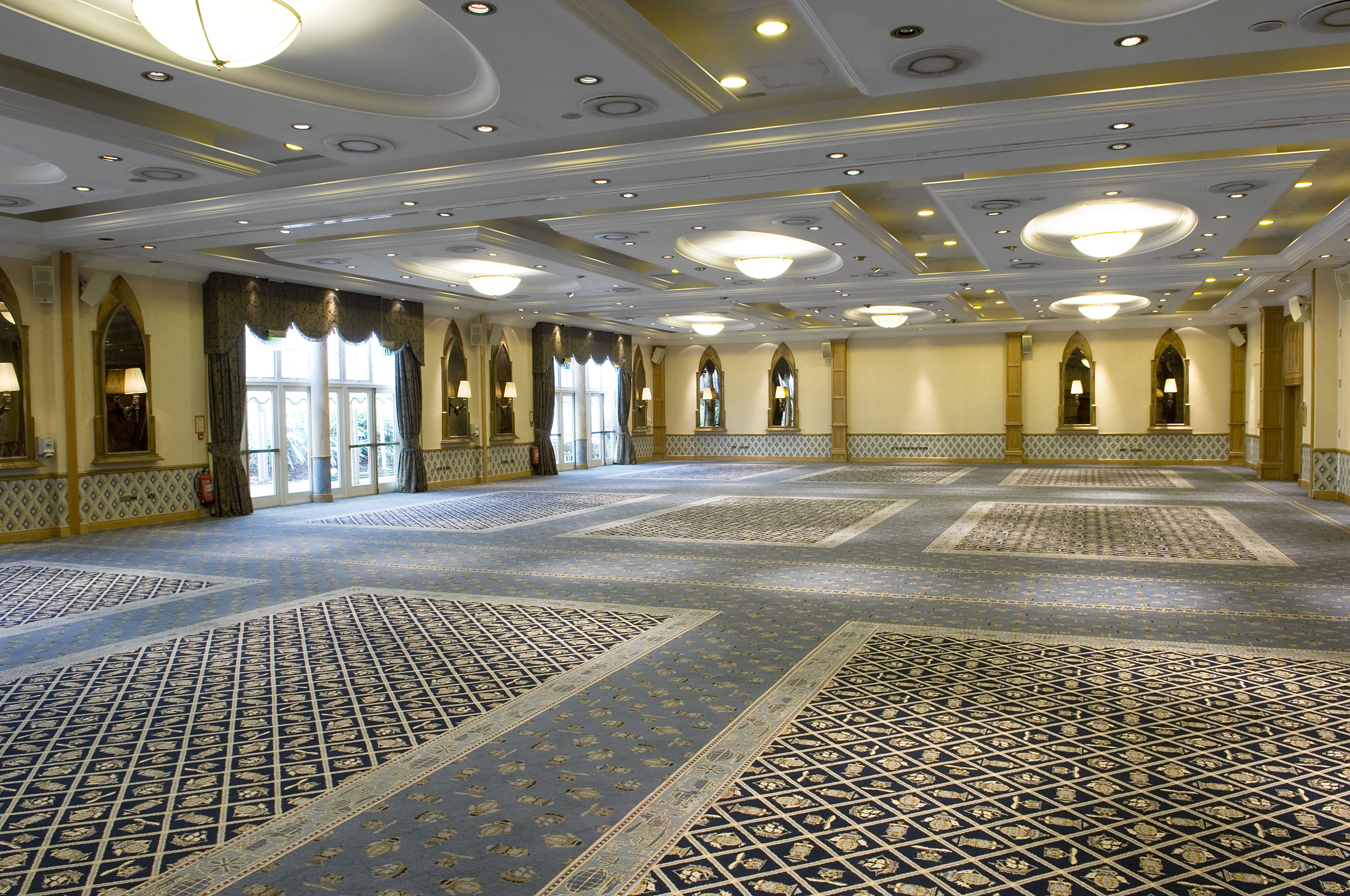 Elegant Stateroom at Alton Towers Resort, spacious venue for weddings and conferences.