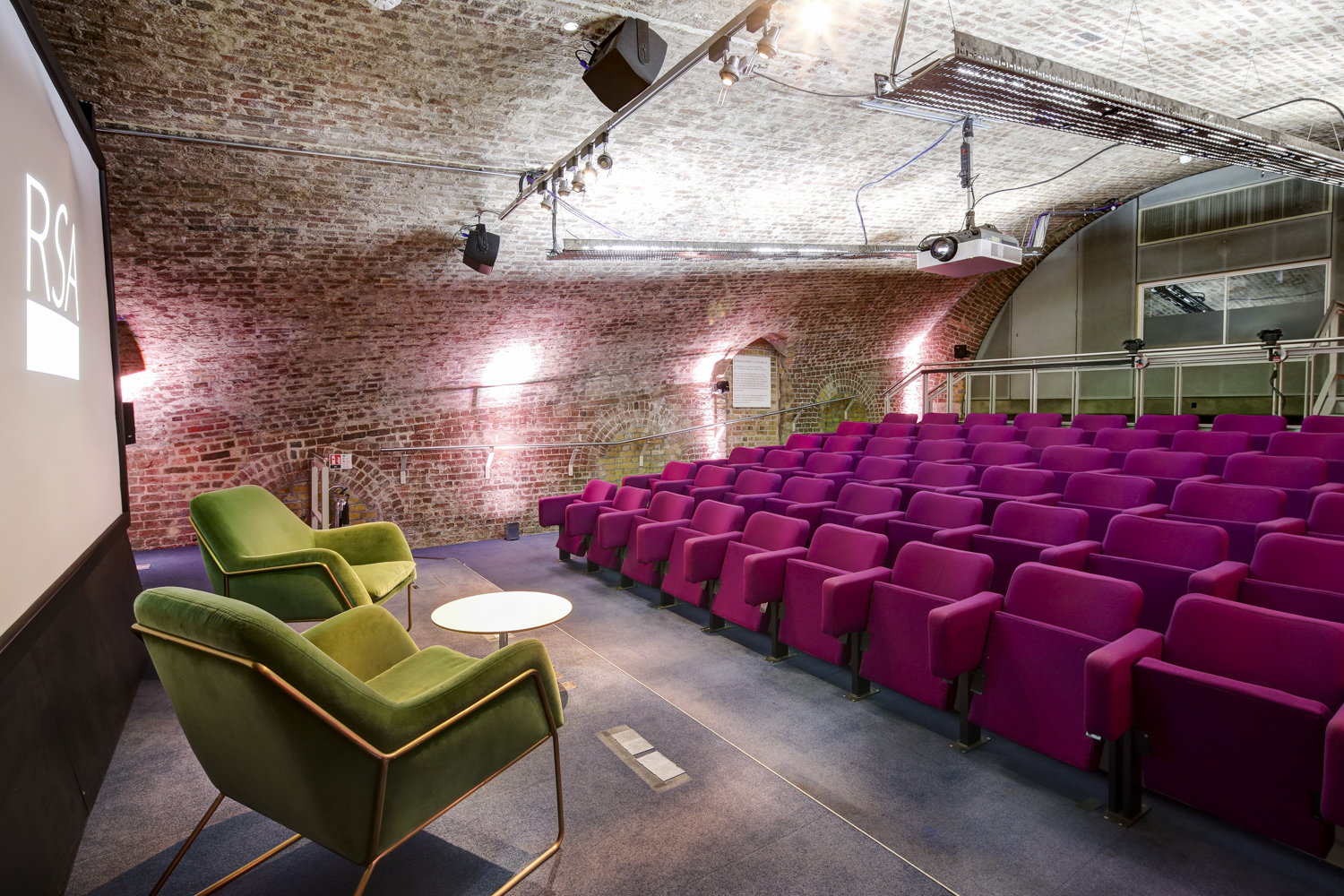 RSA House Durham St auditorium, brick, theatre, conference