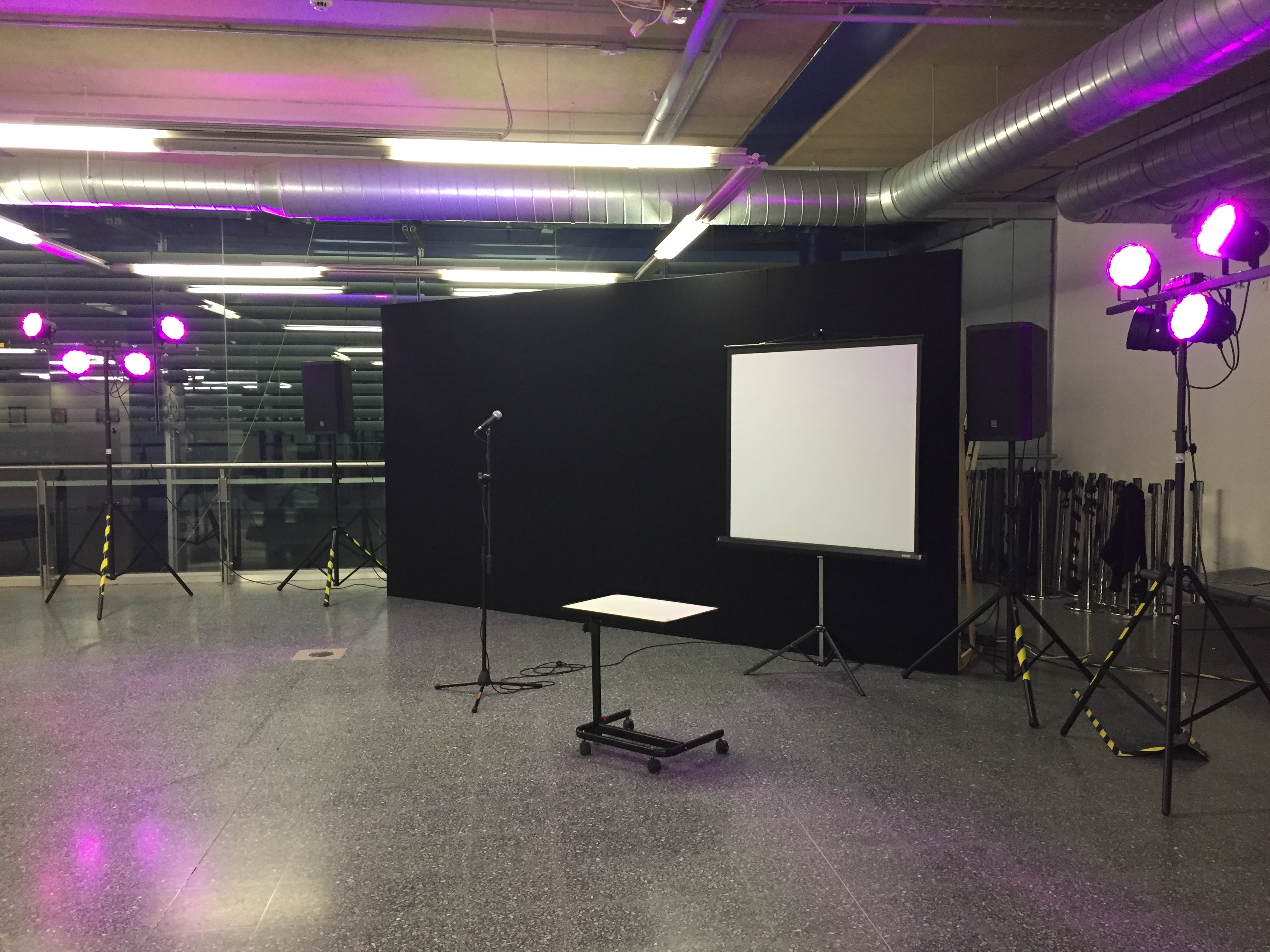 Versatile event space at Millennium Point, ideal for presentations and workshops.